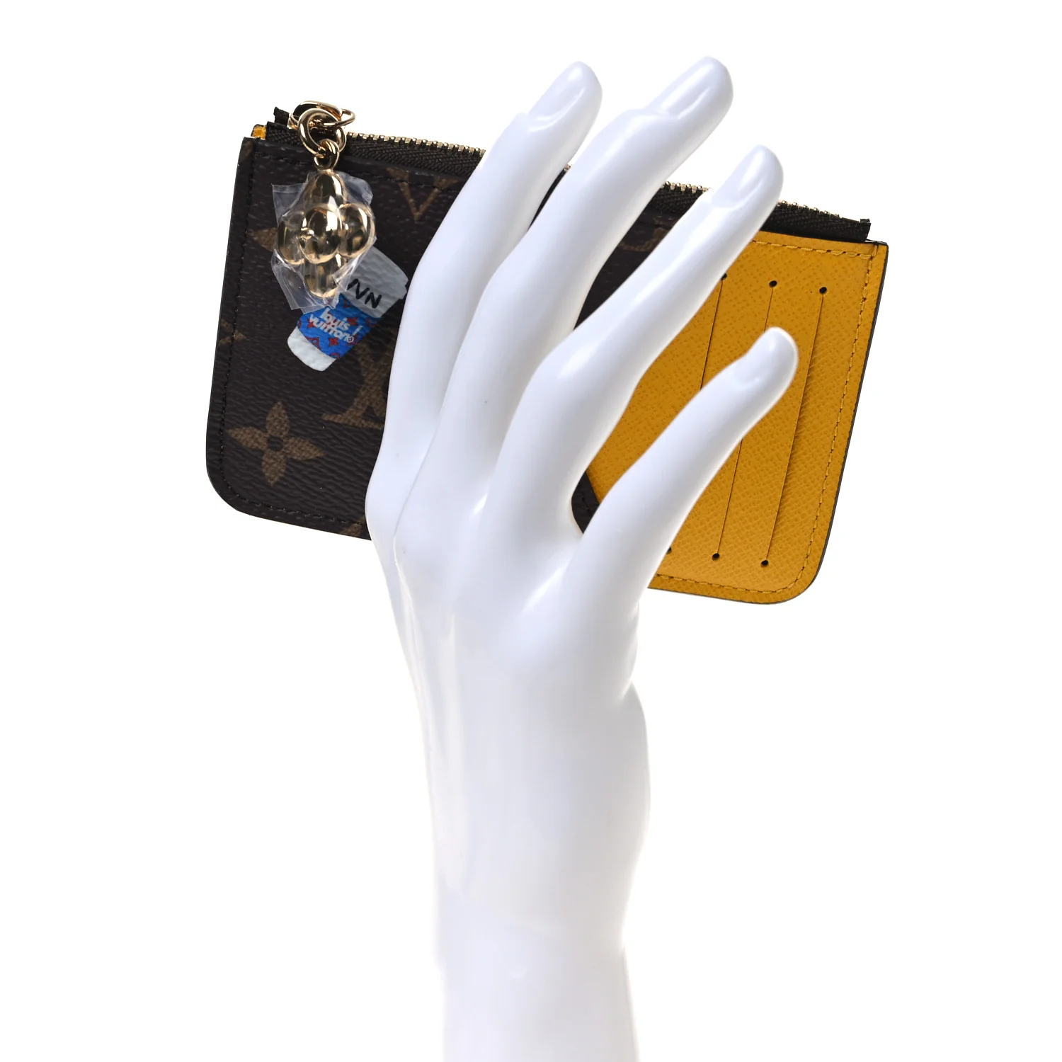 Monogram 57th Street NYC Zipped Romy Card Holder Yellow Cab - Image 2