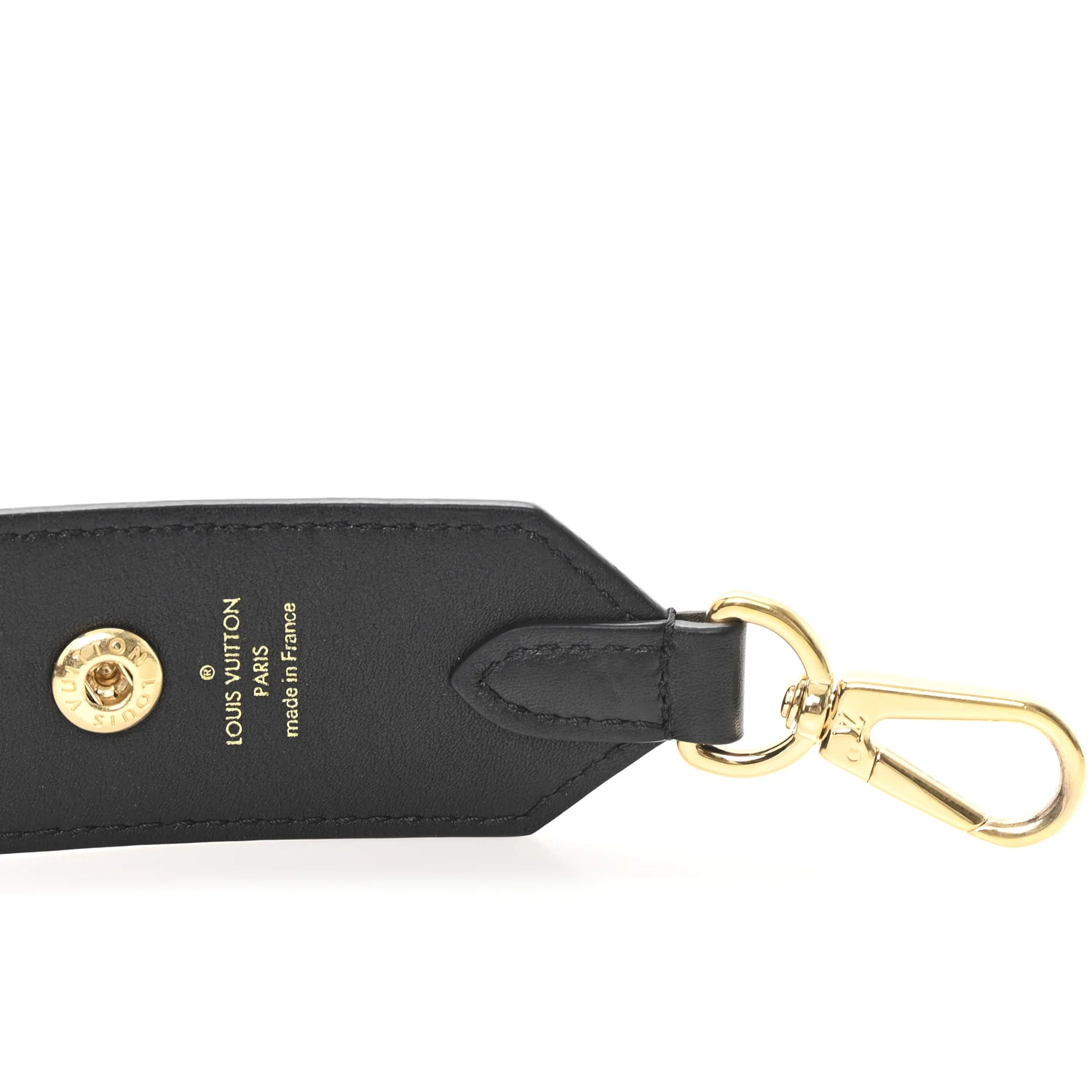 Monogram Adjustable Bandouliere Shoulder Strap Black - Image 3