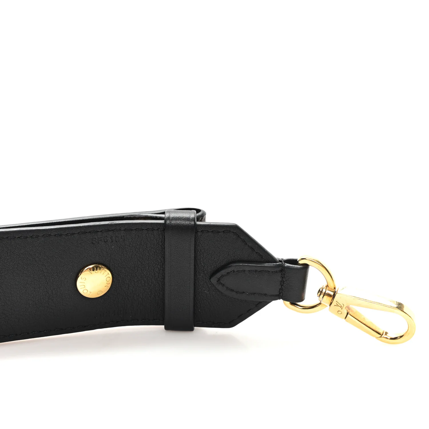 Monogram Adjustable Bandouliere Shoulder Strap Black - Image 2