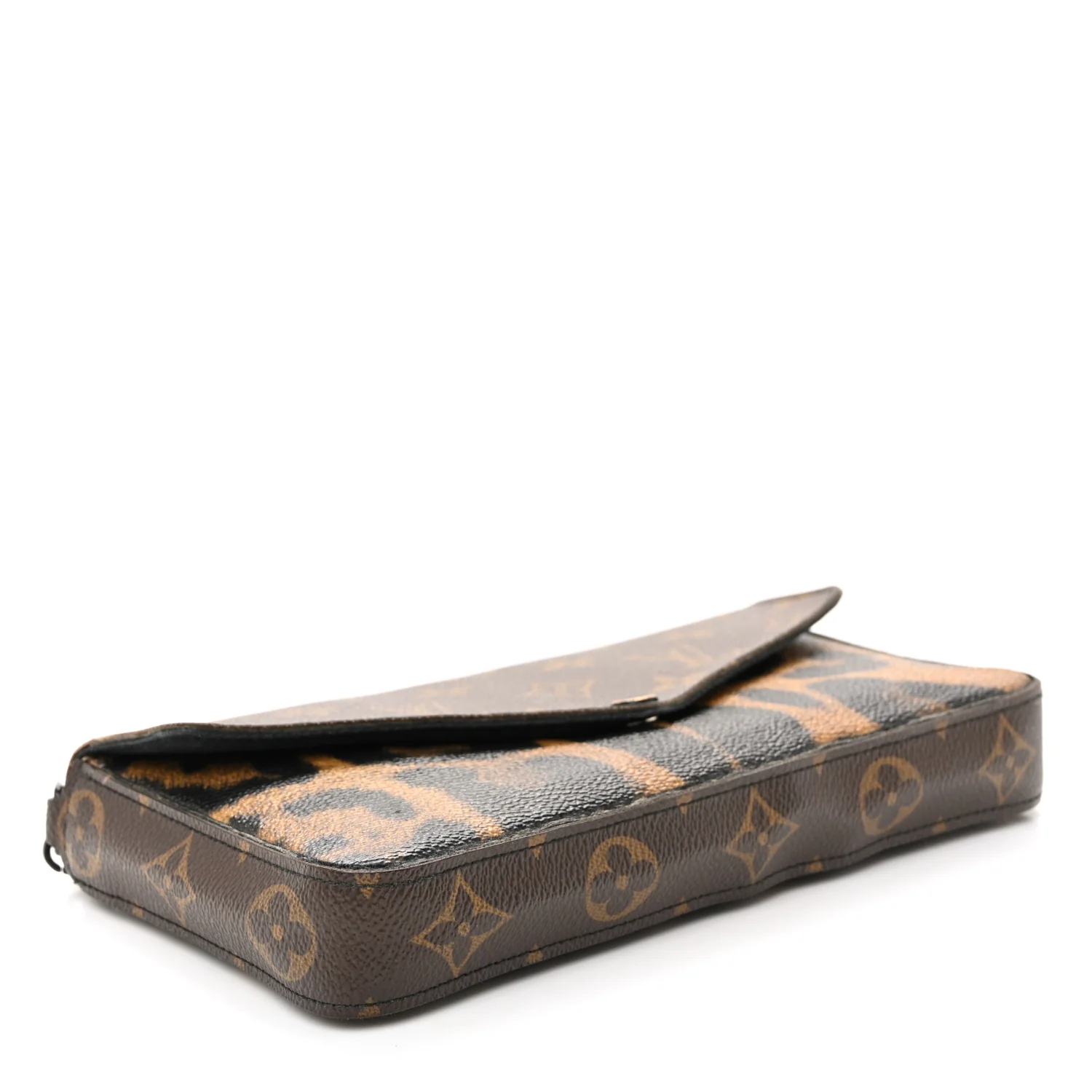 Monogram Animal Print Pochette Felicie Chain Wallet - Image 4