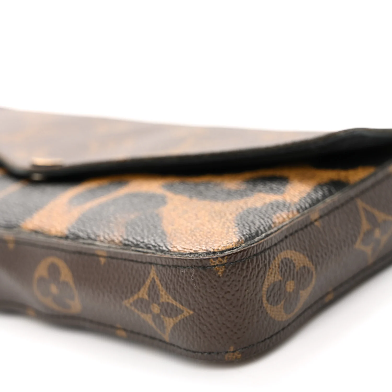 Monogram Animal Print Pochette Felicie Chain Wallet - Image 9