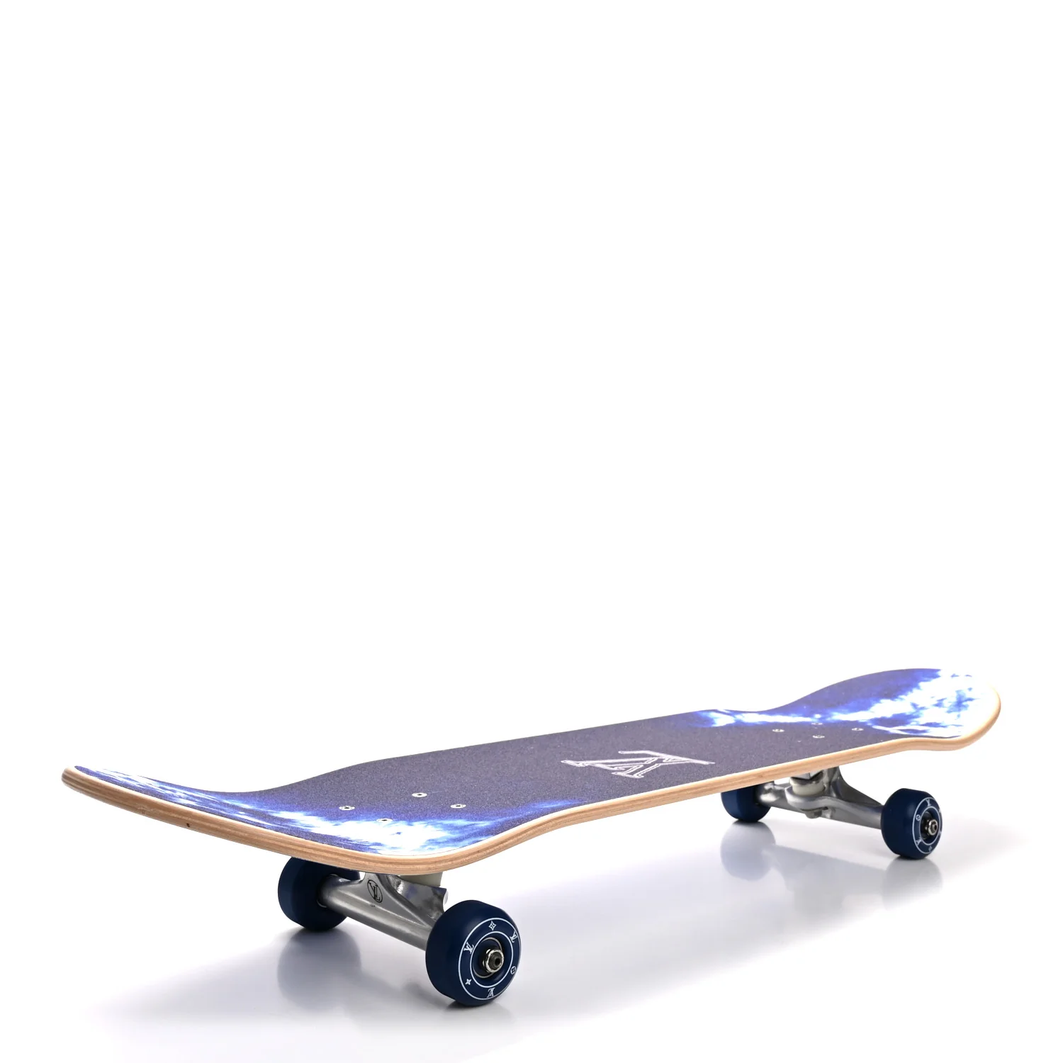 Monogram Bandana Maple Wood Skateboard Blue - Image 3