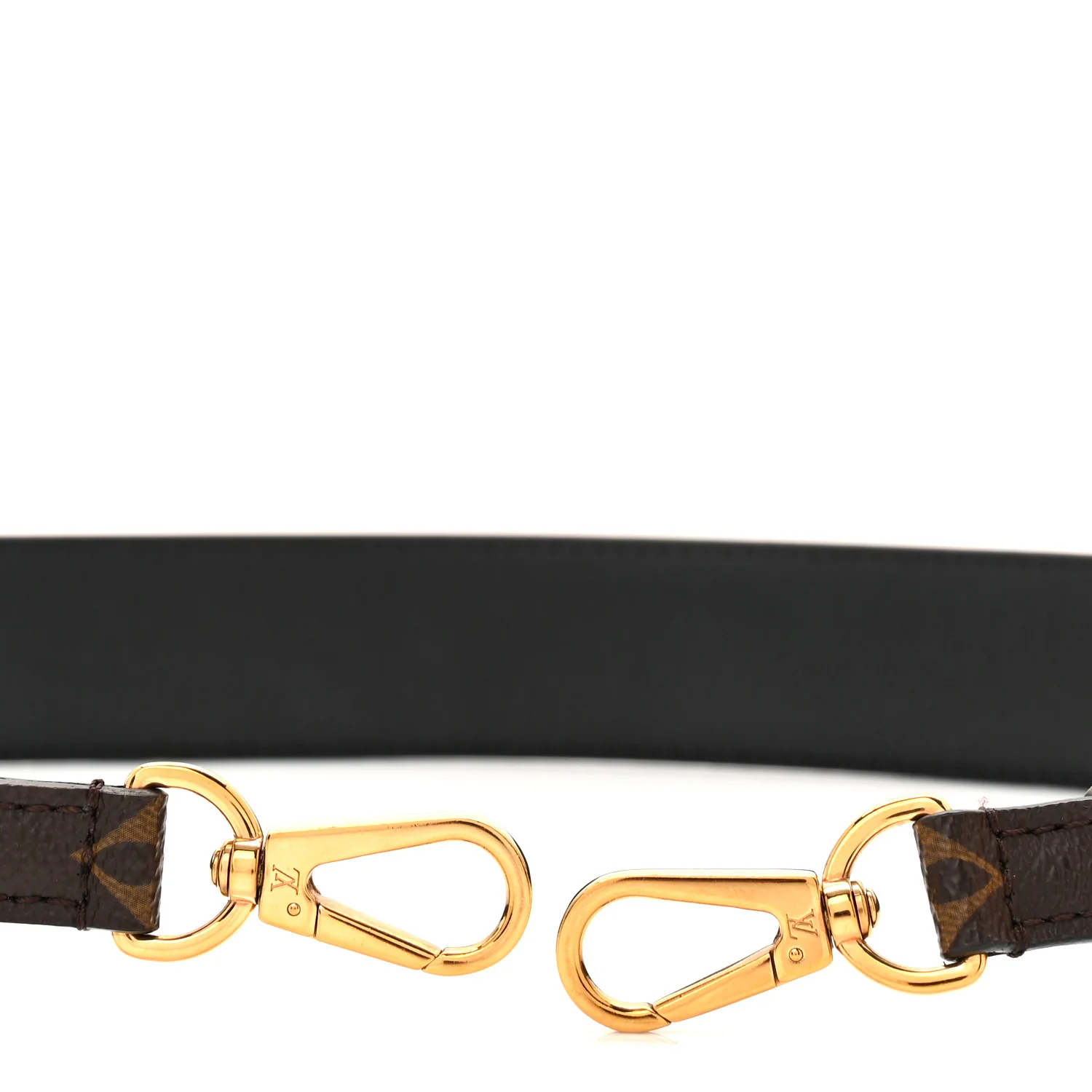 Monogram Bandouliere Shoulder Strap Black - Image 3