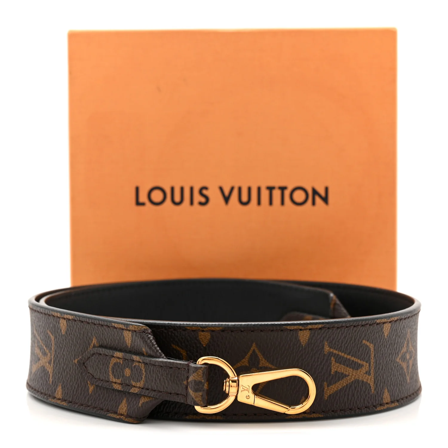 Monogram Bandouliere Shoulder Strap Black - Image 5