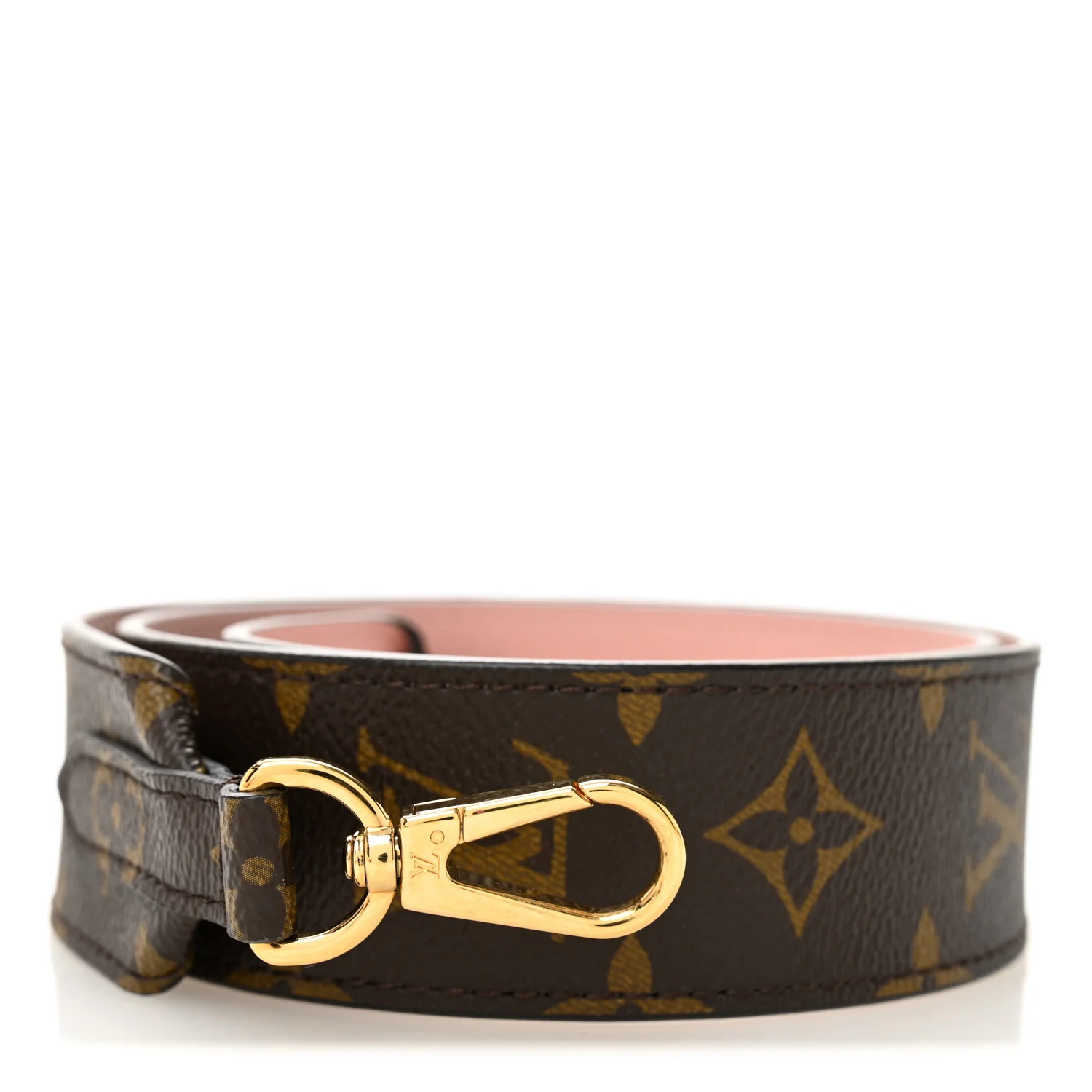 Monogram Bandouliere Shoulder Strap Rose Poudre