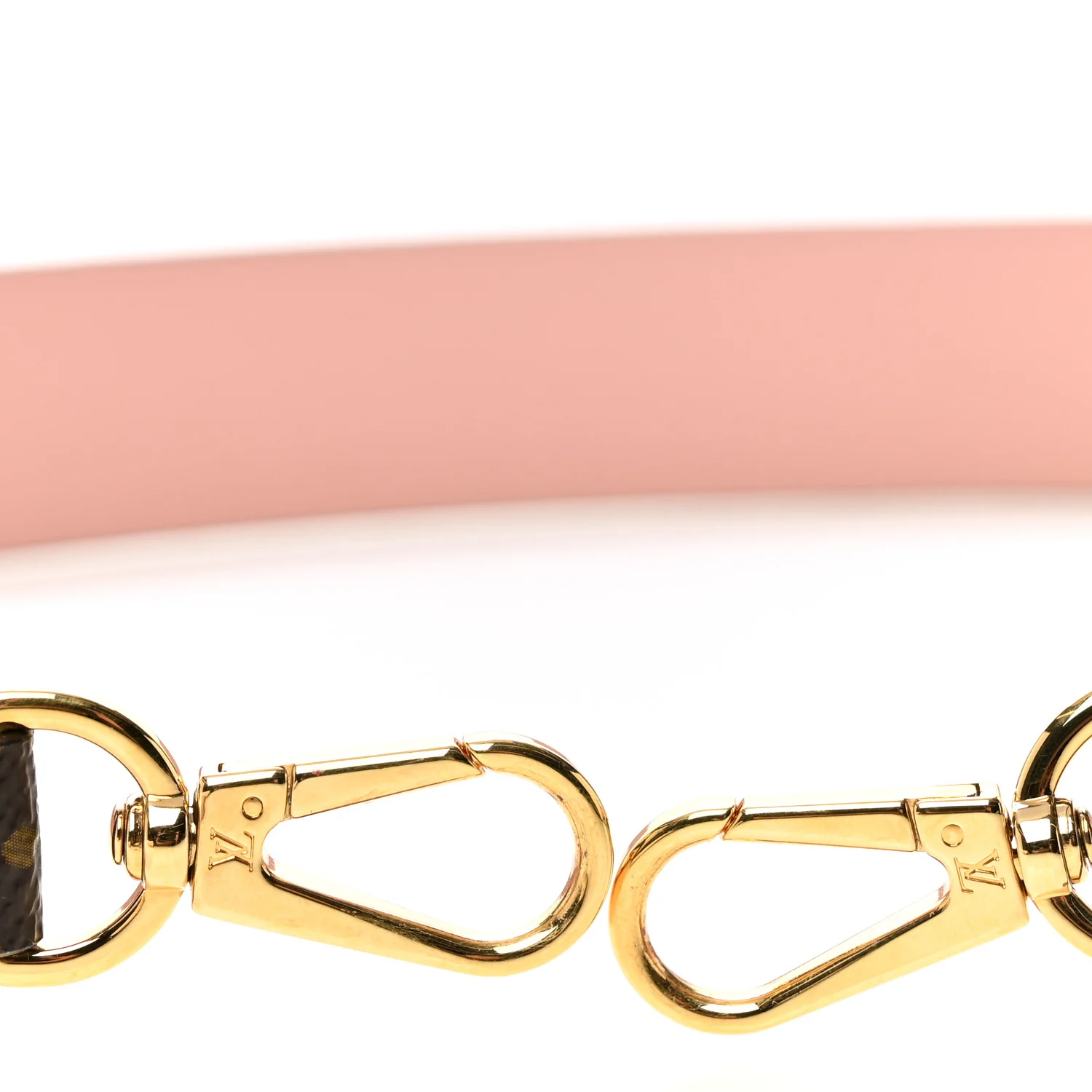 Monogram Bandouliere Shoulder Strap Rose Poudre - Image 4