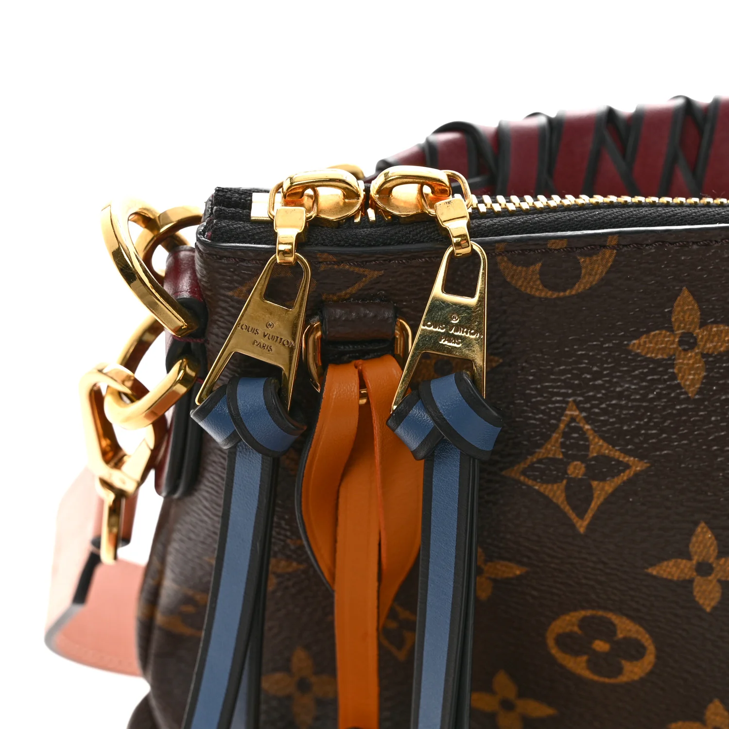 Monogram Beaubourg Hobo Mini Bordeaux Red Peach Safran Blue Jean Blue - Image 11