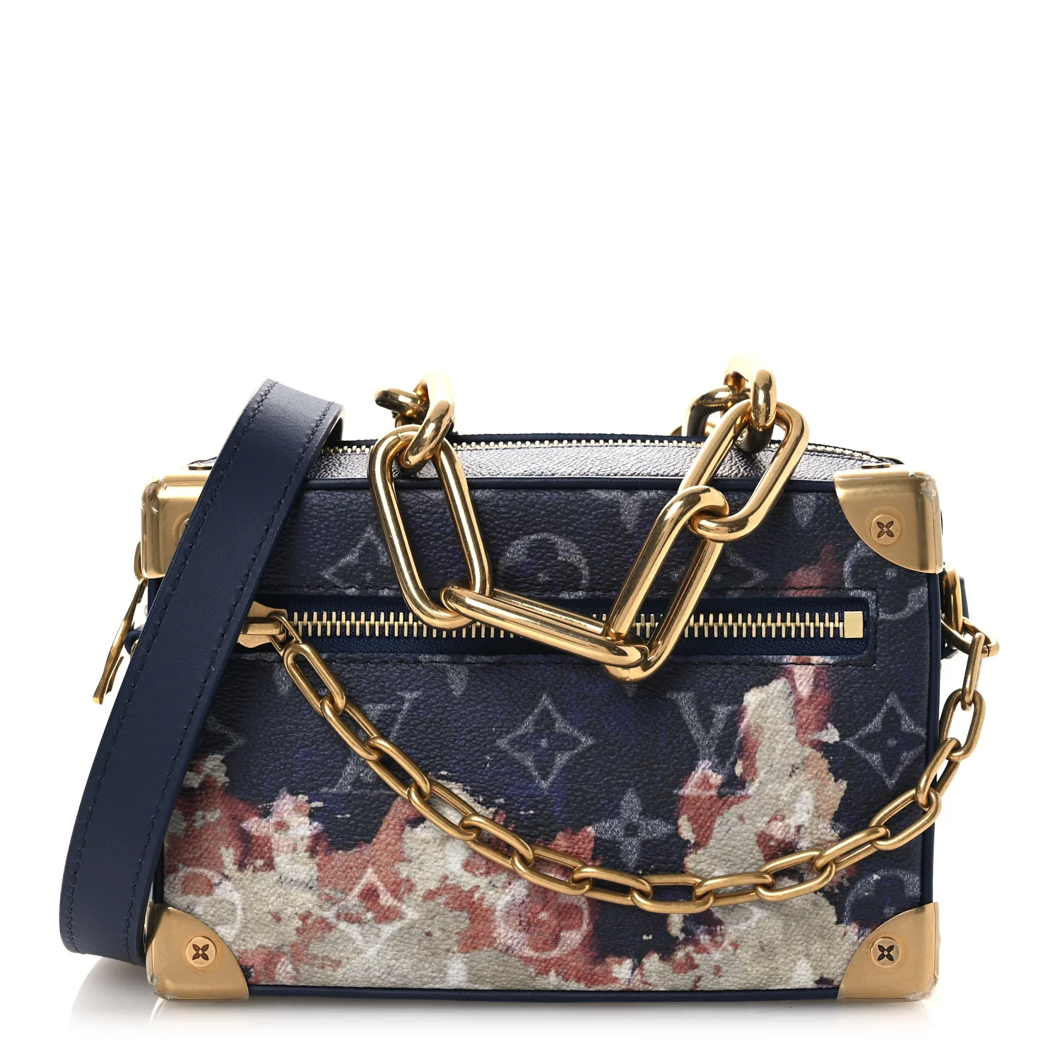 Monogram Bleach Mini Soft Trunk Ink Blue