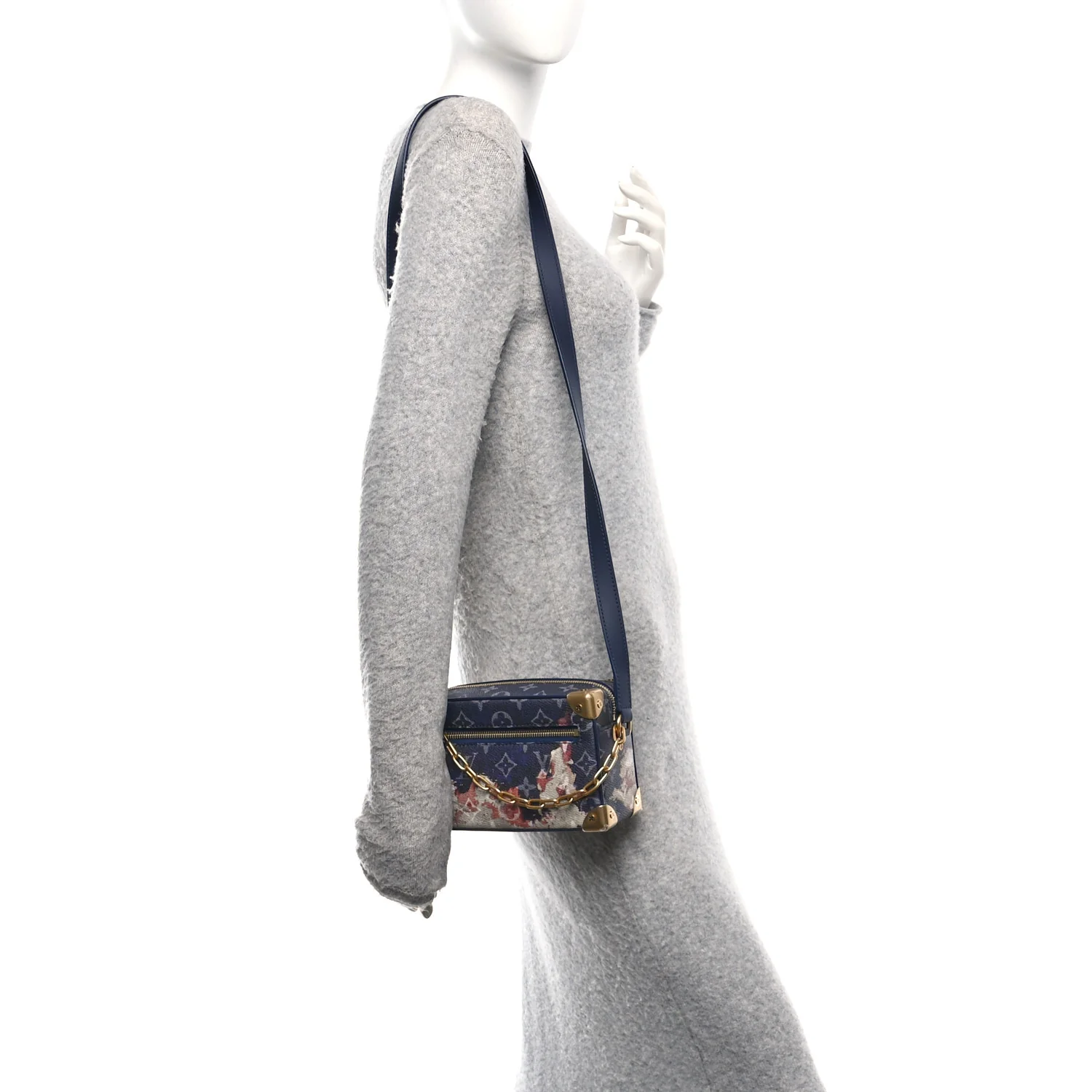 Monogram Bleach Mini Soft Trunk Ink Blue - Image 2
