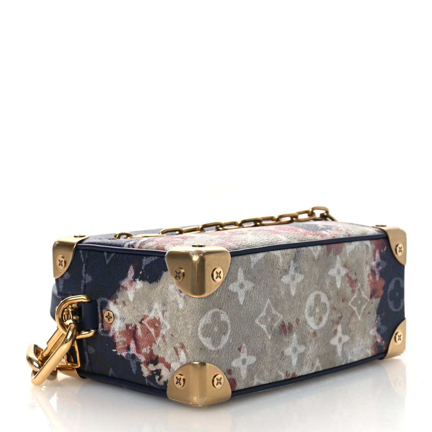 Monogram Bleach Mini Soft Trunk Ink Blue - Image 4