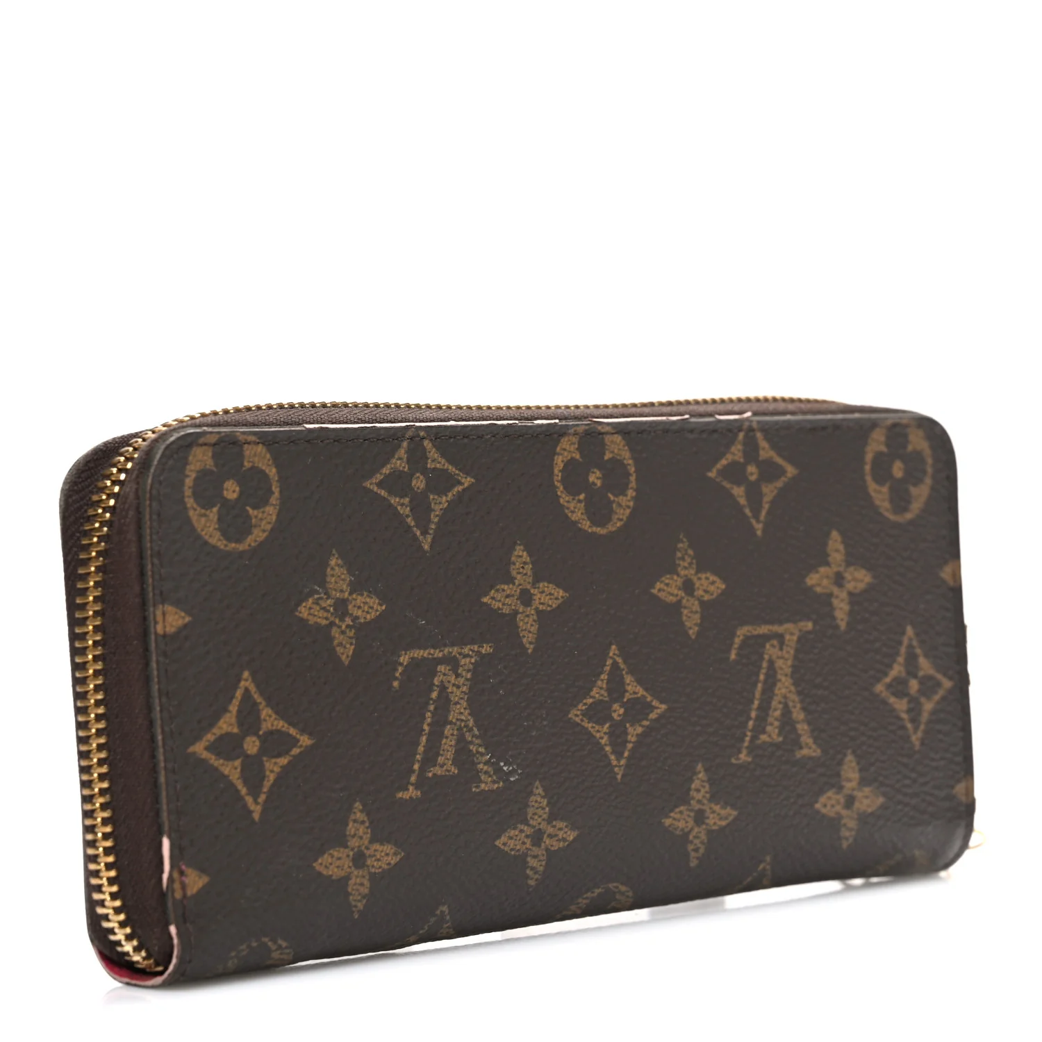 Monogram Bloom Flower Clemence Wallet Fuchsia - Image 3