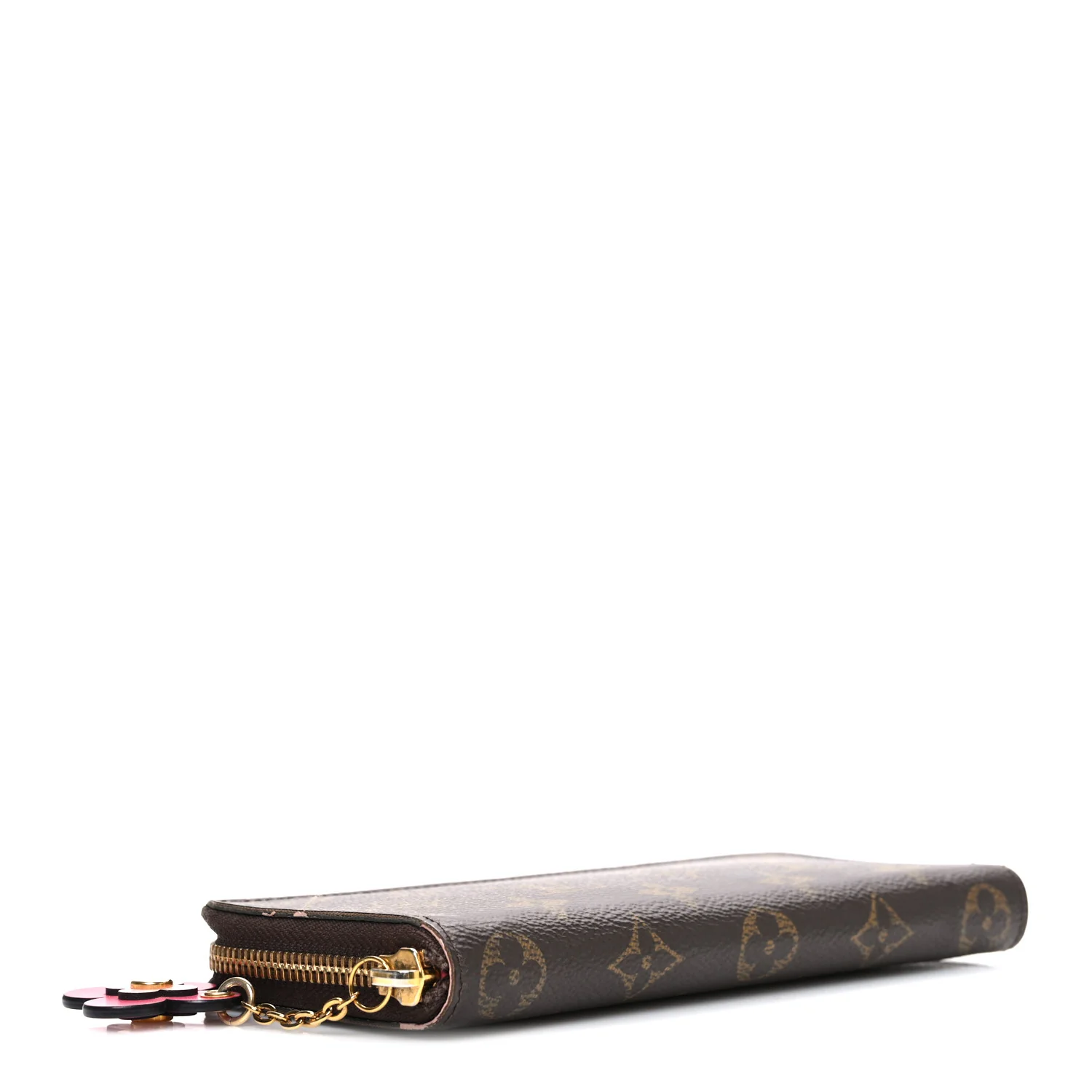 Monogram Bloom Flower Clemence Wallet Fuchsia - Image 4