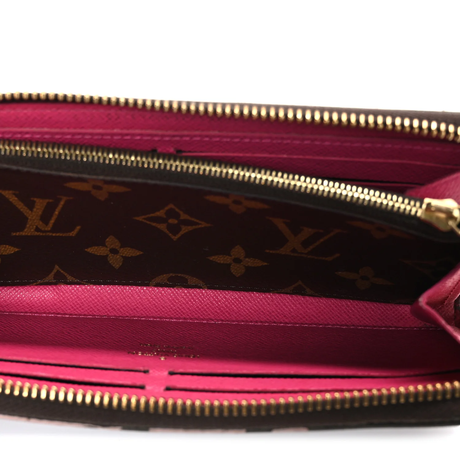 Monogram Bloom Flower Clemence Wallet Fuchsia - Image 5