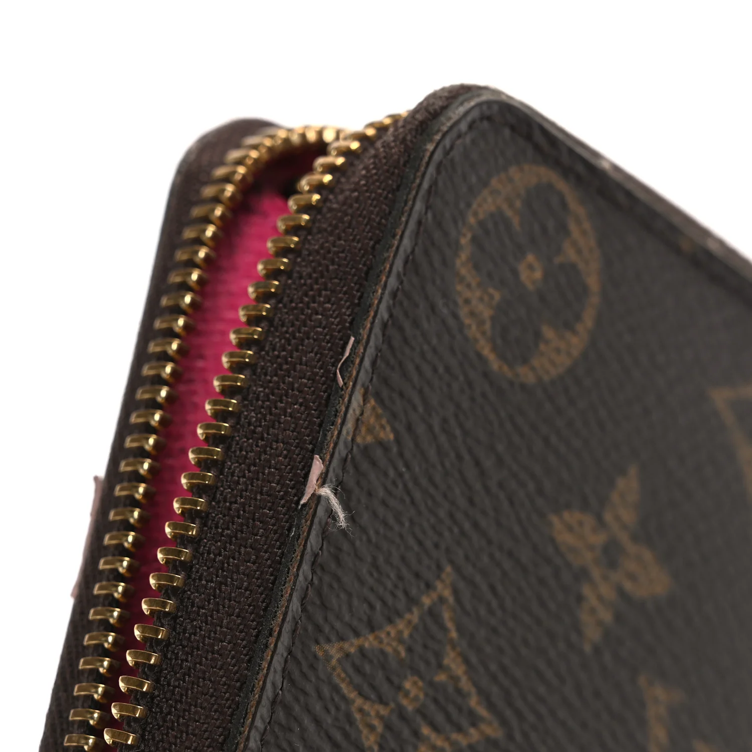 Monogram Bloom Flower Clemence Wallet Fuchsia - Image 9