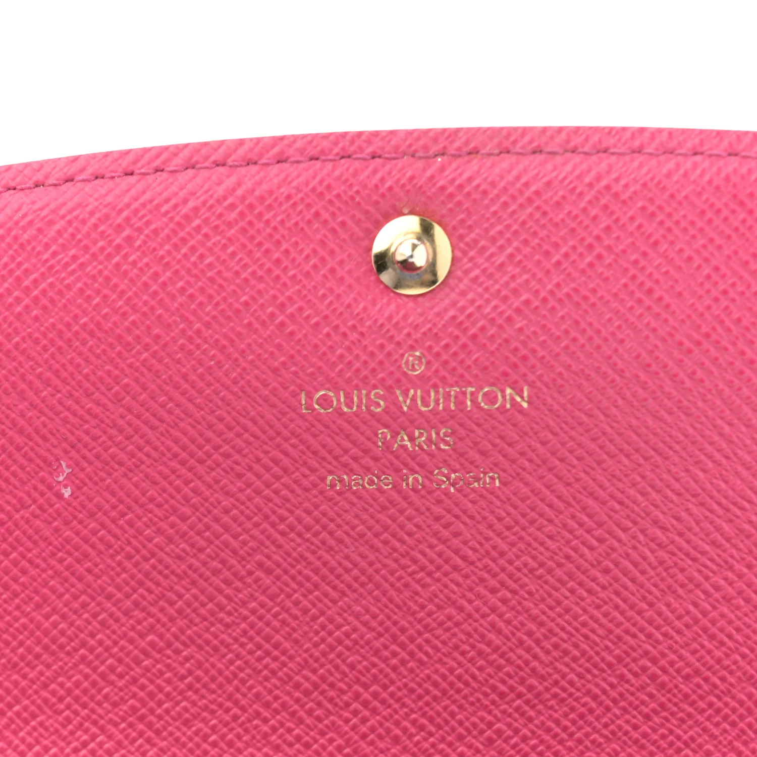 Monogram Bloom Flower Emilie Wallet Fuchsia - Image 9