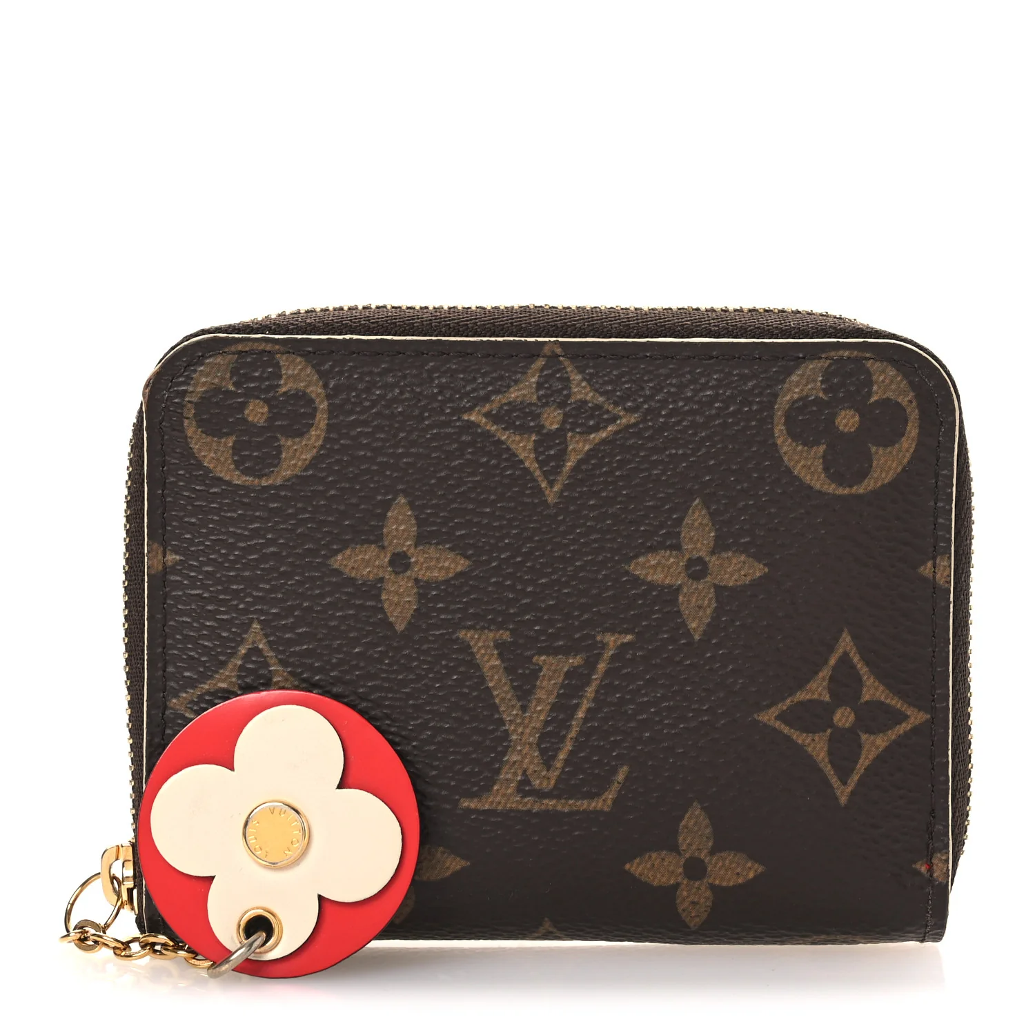 Monogram Bloom Flower Zippy Coin Purse