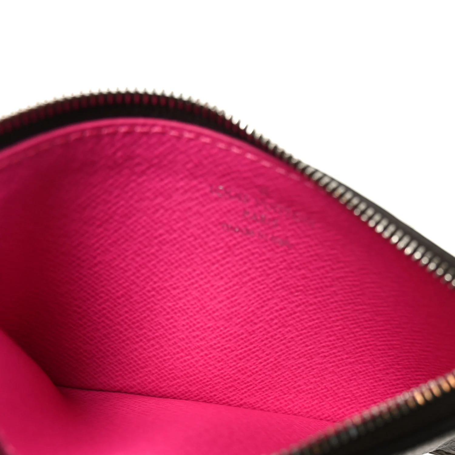 Monogram Calfskin Coin Card Holder Rose - Image 5