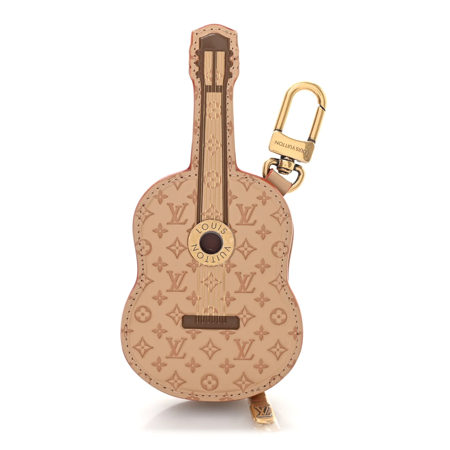 Monogram Calfskin Guitar Pouch Charm Bag Charm
