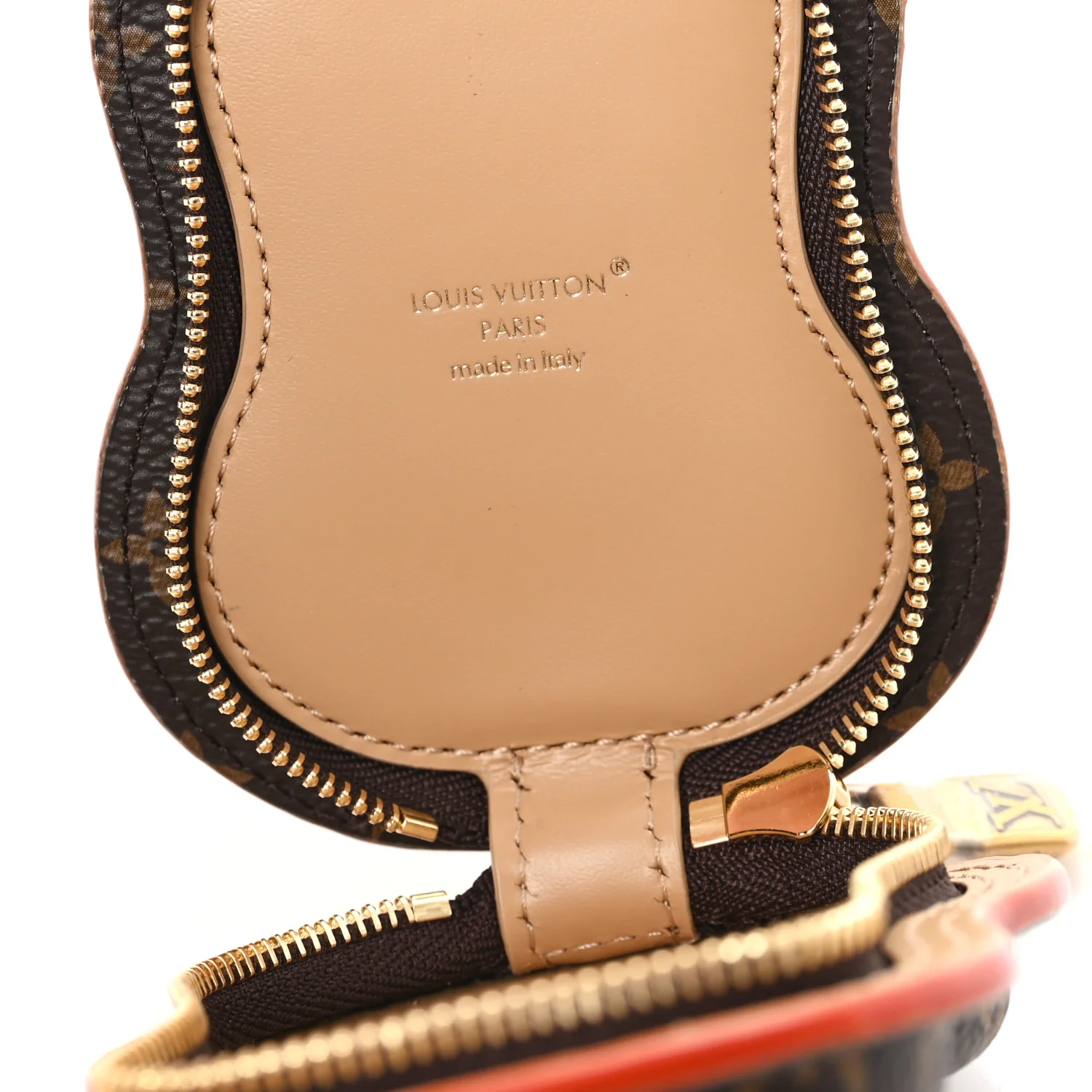 Monogram Calfskin Guitar Pouch Charm Bag Charm - Image 5