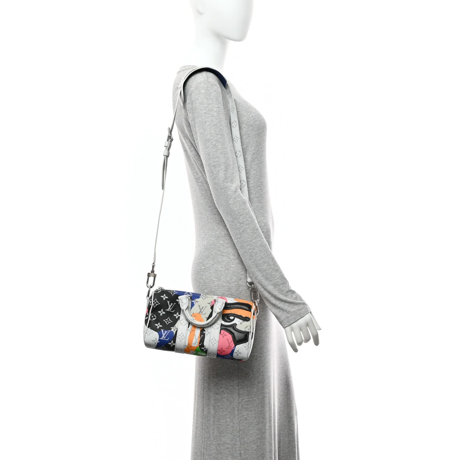 Monogram Calfskin Keepall Bandouliere 25 Multicolor - Image 2