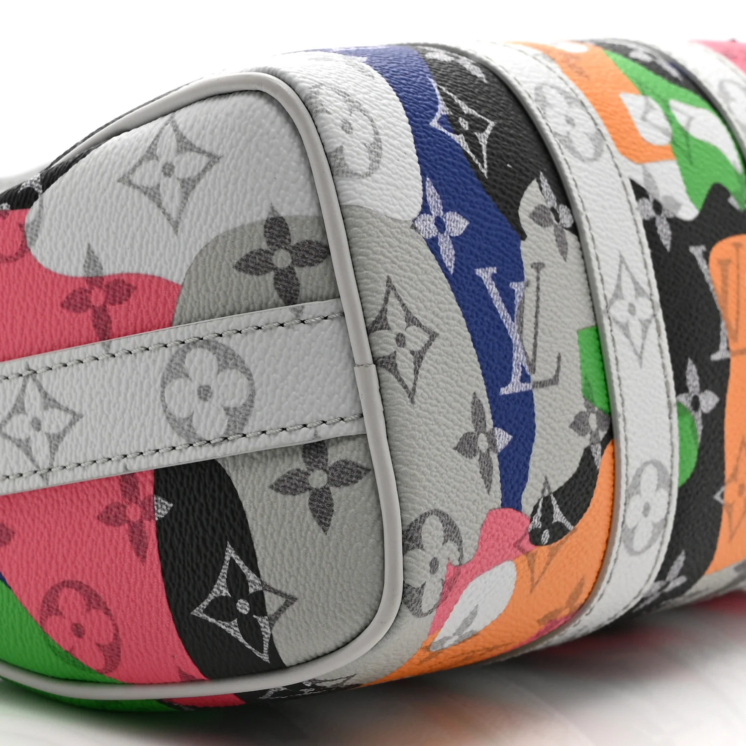 Monogram Calfskin Keepall Bandouliere 25 Multicolor - Image 9