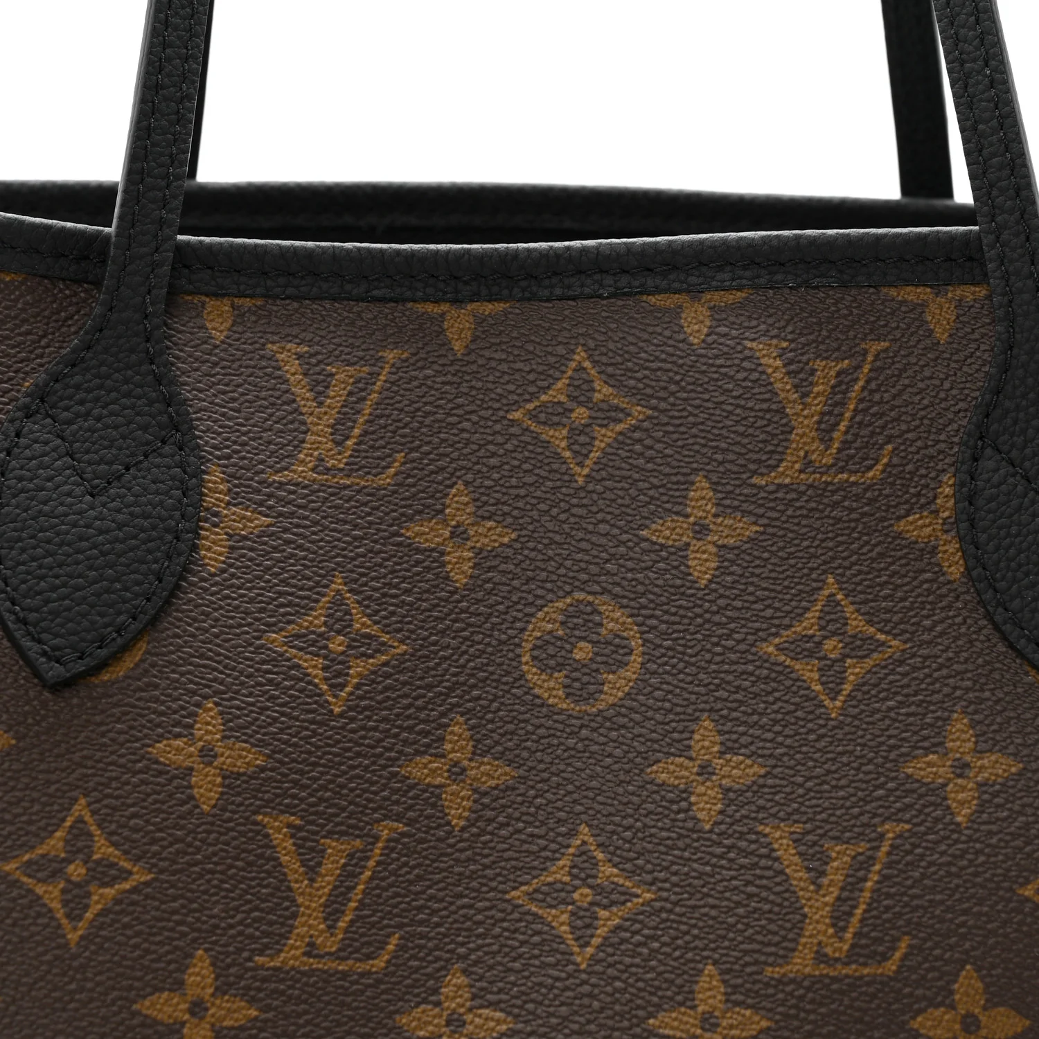 Monogram Calfskin Neo Neverfull Inside Out MM Black - Image 8