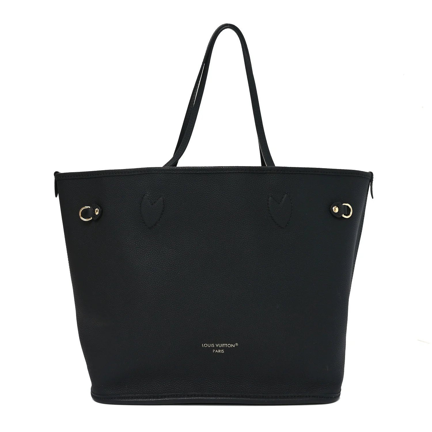 Monogram Calfskin Neo Neverfull Inside Out MM Black - Image 4