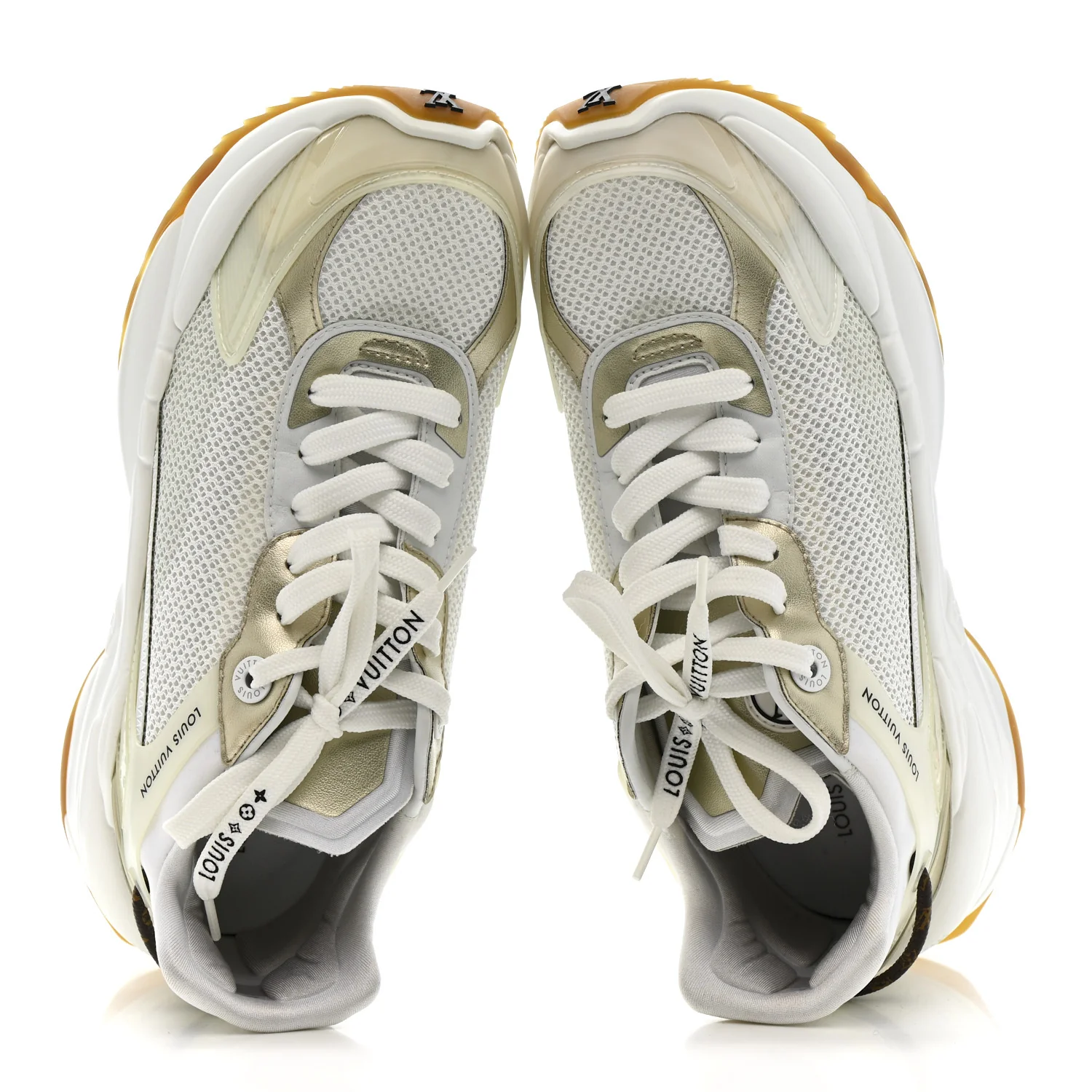 Monogram Calfskin Run 55 Sneakers 38 White - Image 2