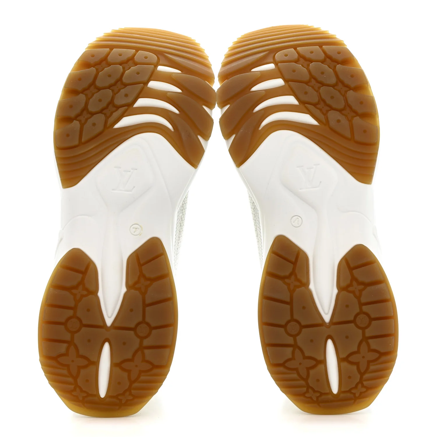 Monogram Calfskin Run 55 Sneakers 38 White - Image 6