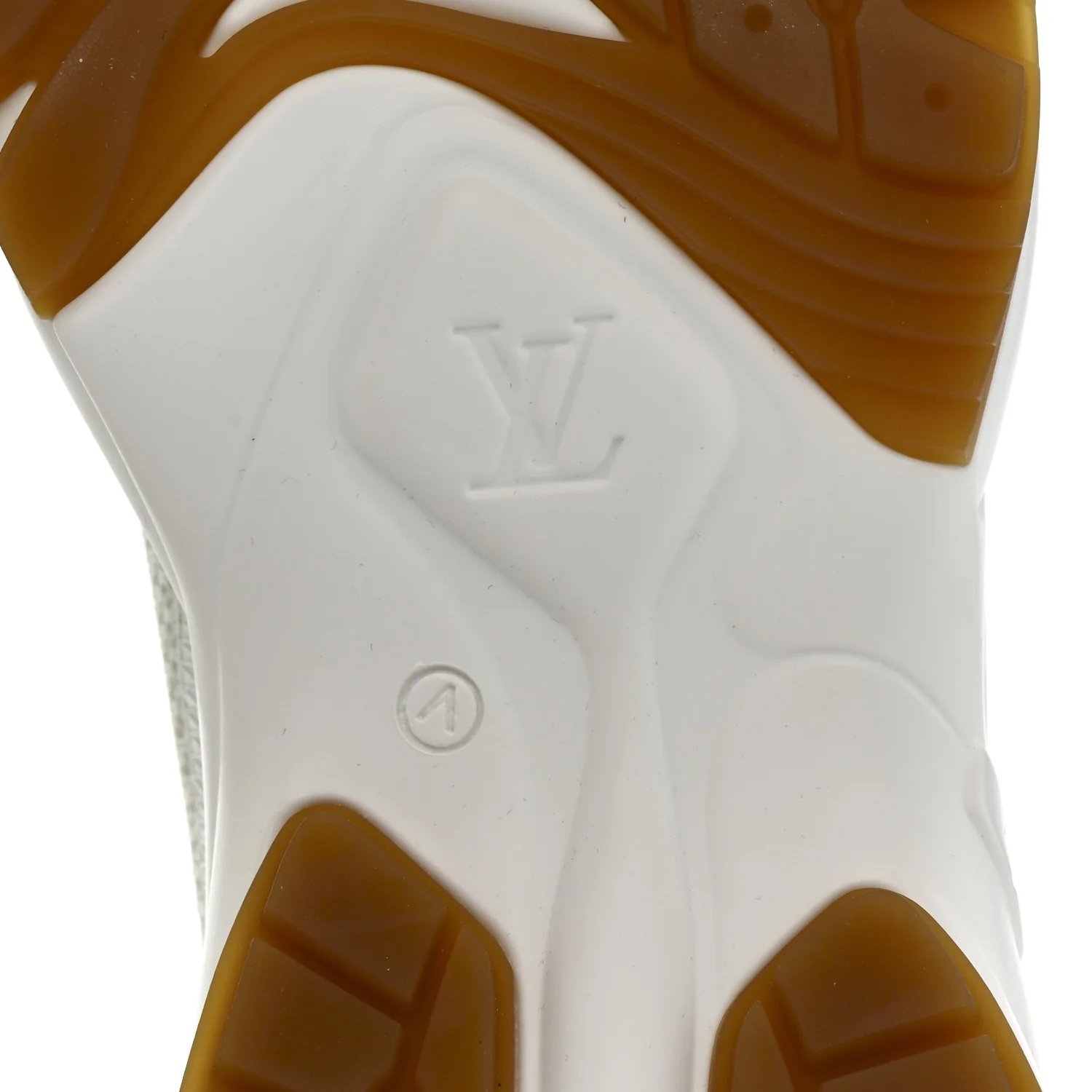 Monogram Calfskin Run 55 Sneakers 38 White - Image 7