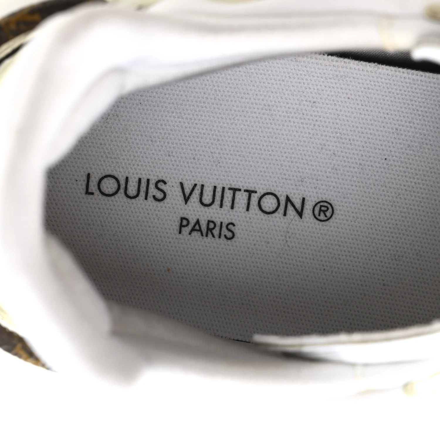 Monogram Calfskin Run 55 Sneakers 38 White - Image 8