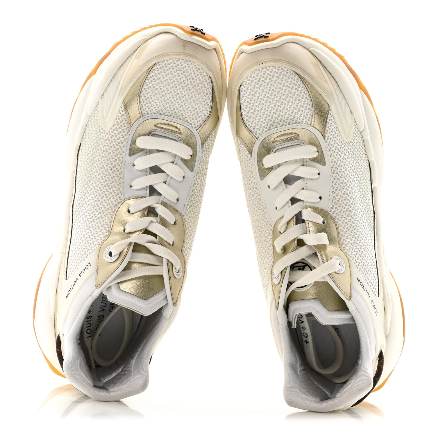 Monogram Calfskin Run 55 Sneakers 40 White - Image 2