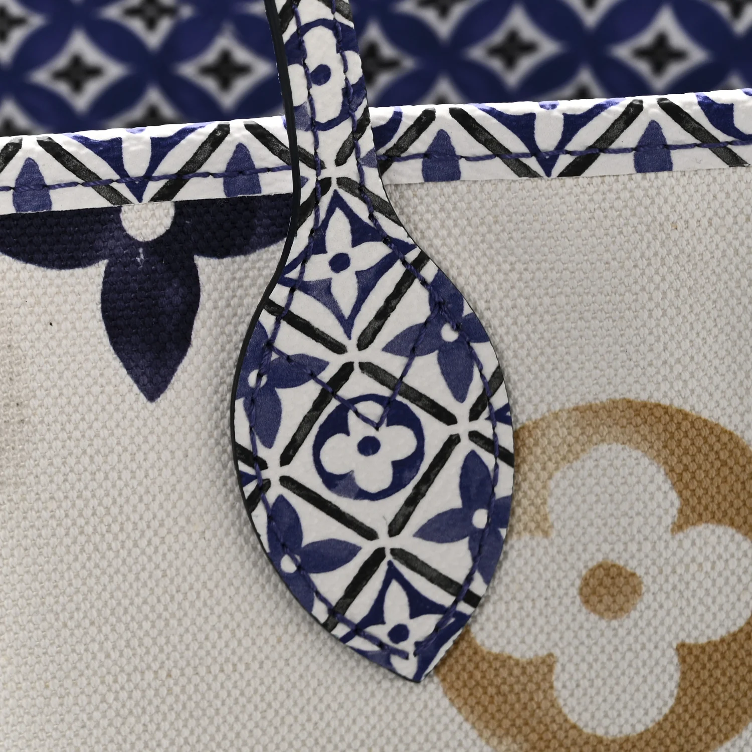 Monogram Canvas By The Pool Okinawa 2.0 Neverfull GM Blue - Image 12
