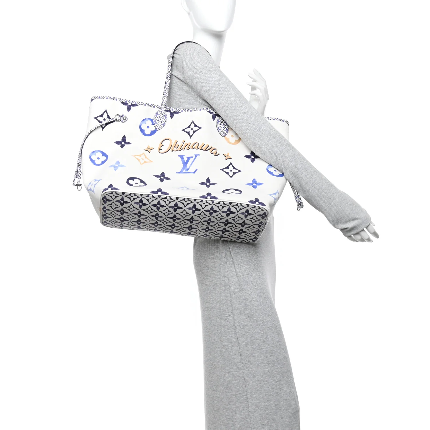 Monogram Canvas By The Pool Okinawa 2.0 Neverfull GM Blue - Image 2