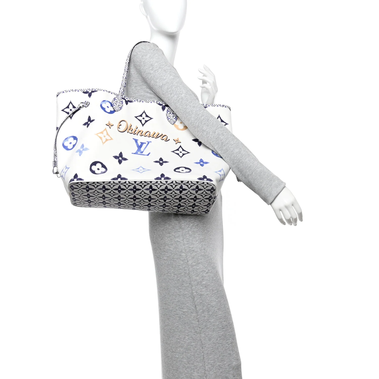 Monogram Canvas By The Pool Okinawa 2.0 Neverfull GM Blue - Image 3