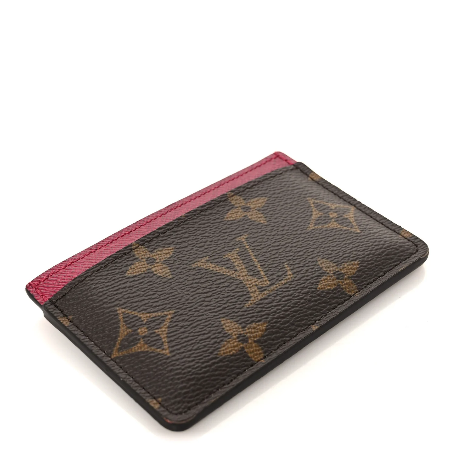 Monogram Card Holder Fuchsia - Image 4