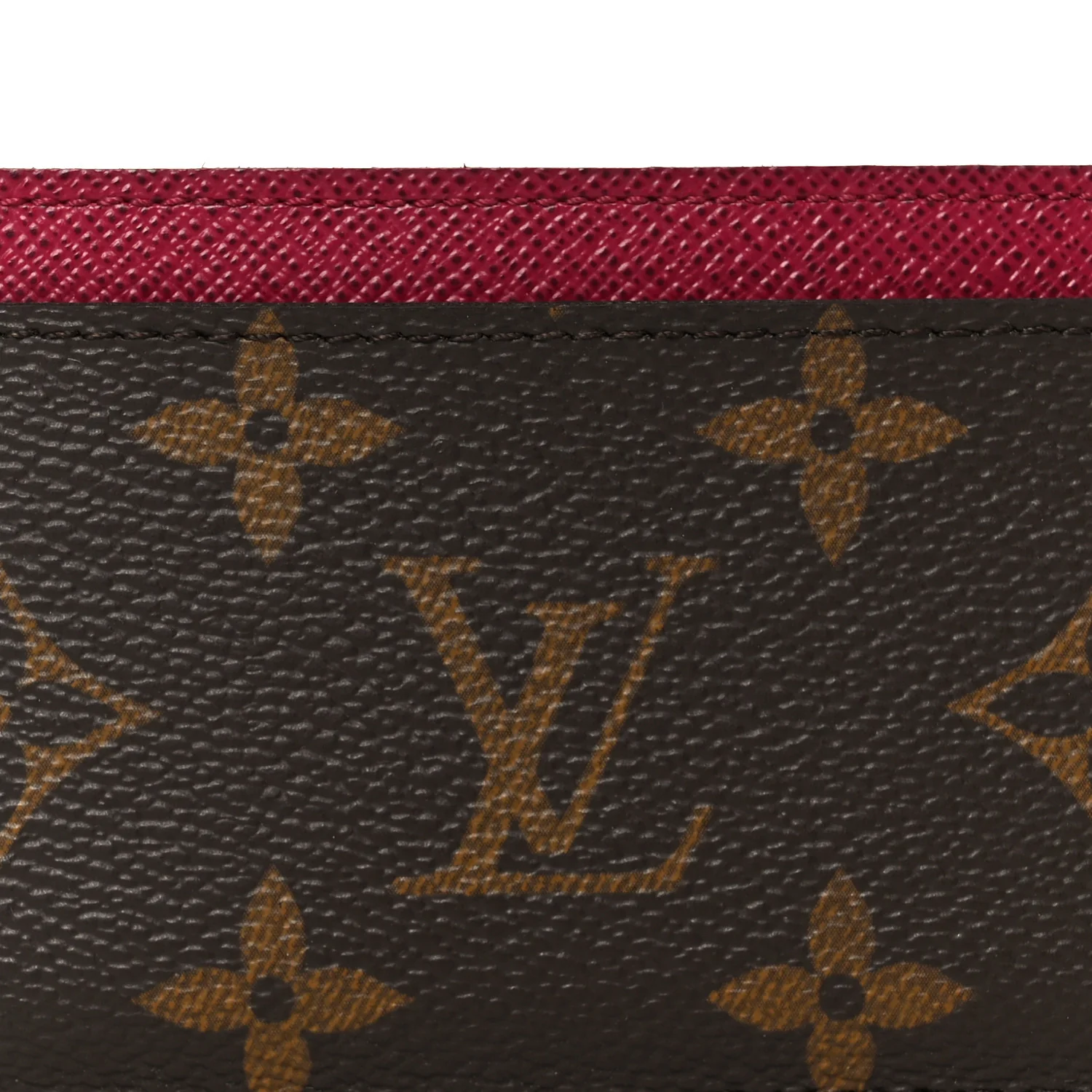 Monogram Card Holder Fuchsia - Image 7
