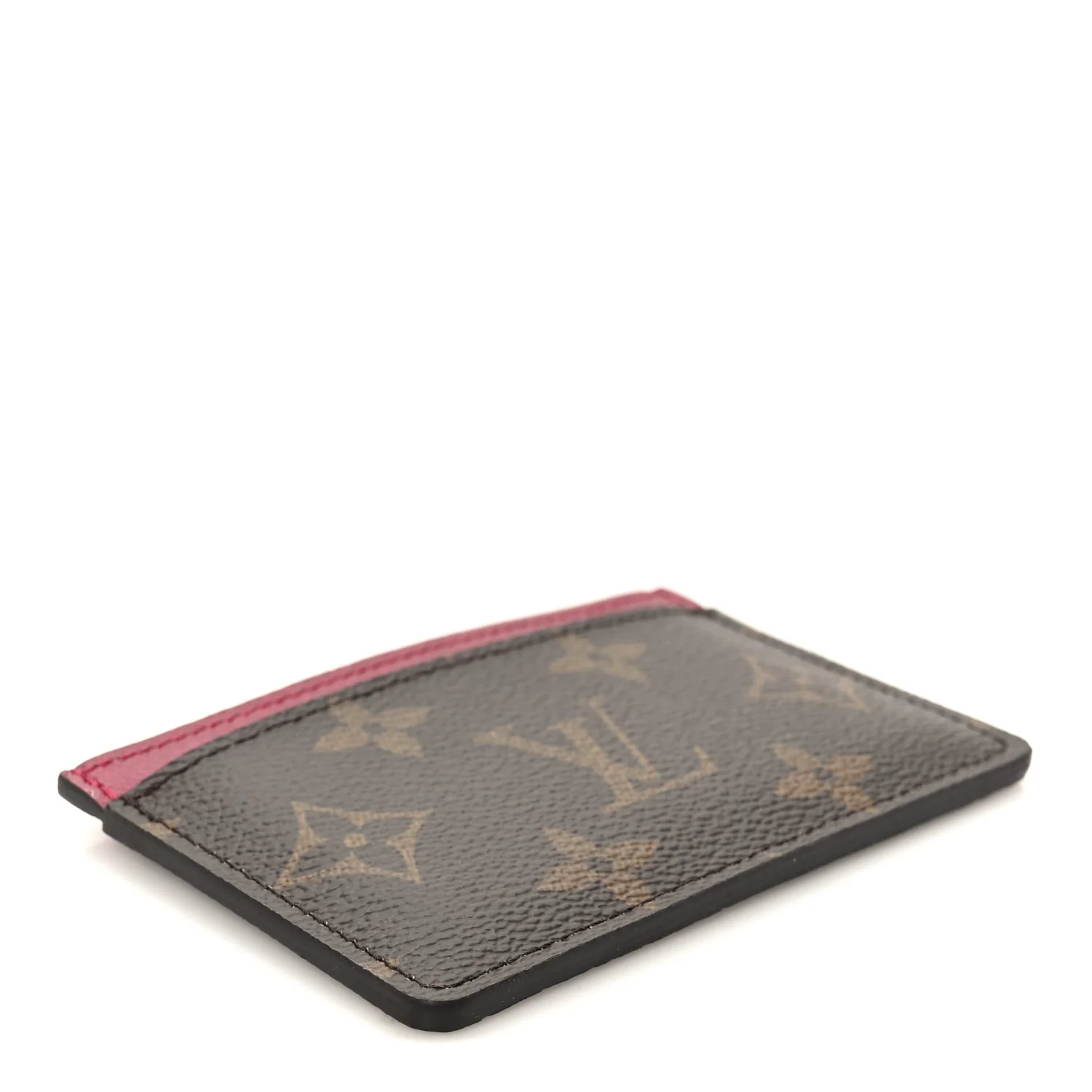 Monogram Card Holder Fuchsia - Image 4