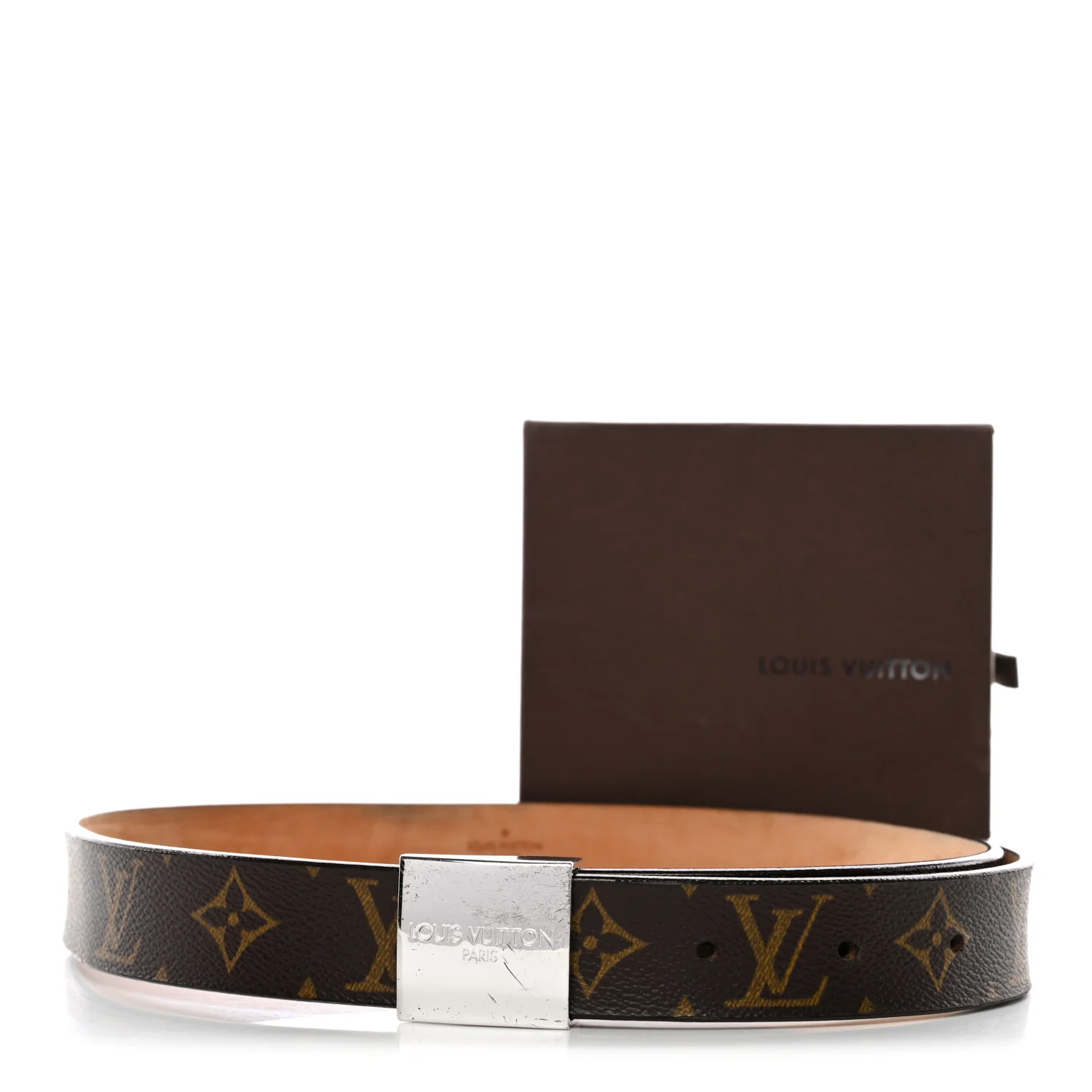 Monogram Ceinture Belt Gold Buckle 80 32 - Image 8