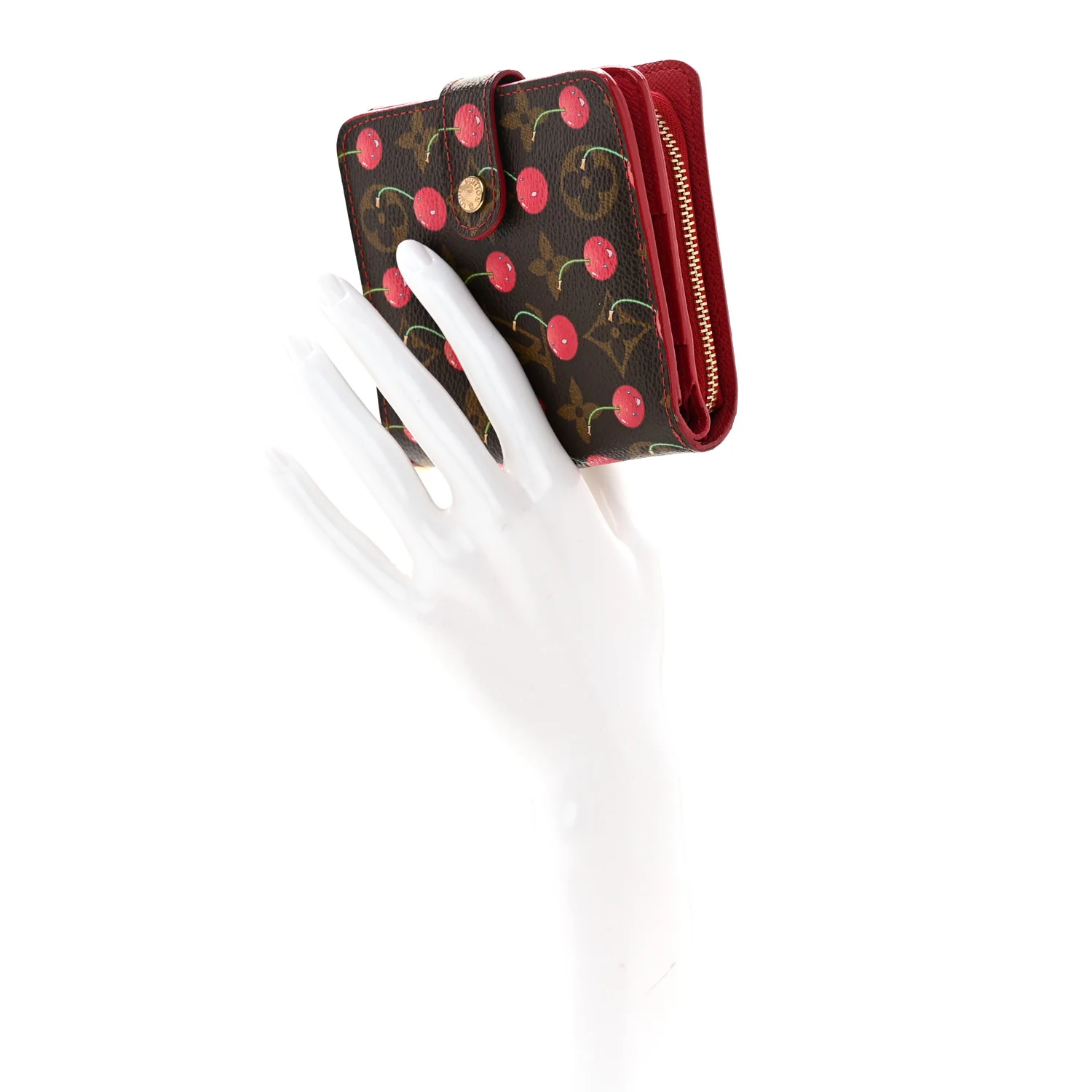 Monogram Cerises Compact Zippe Wallet - Image 2
