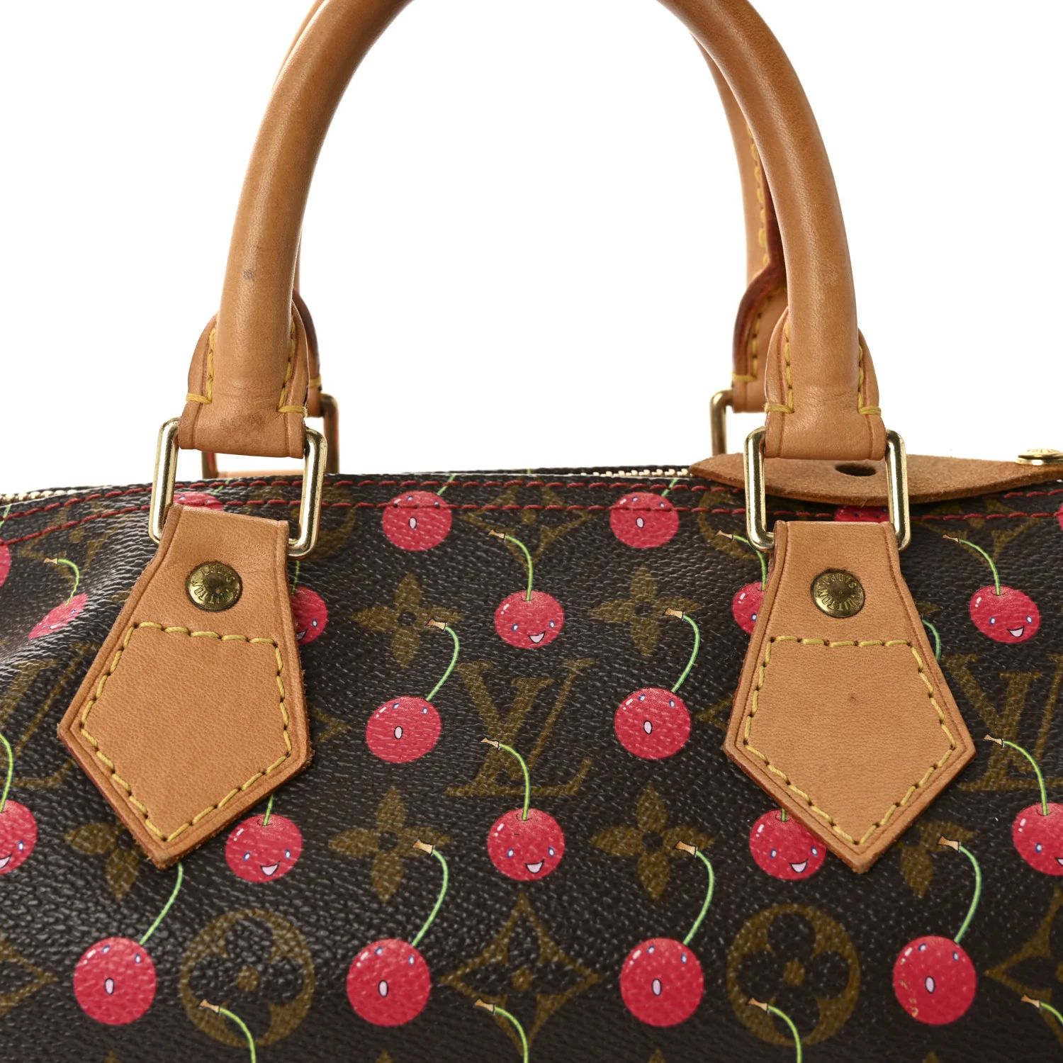 Monogram Cerises Speedy 25 - Image 8