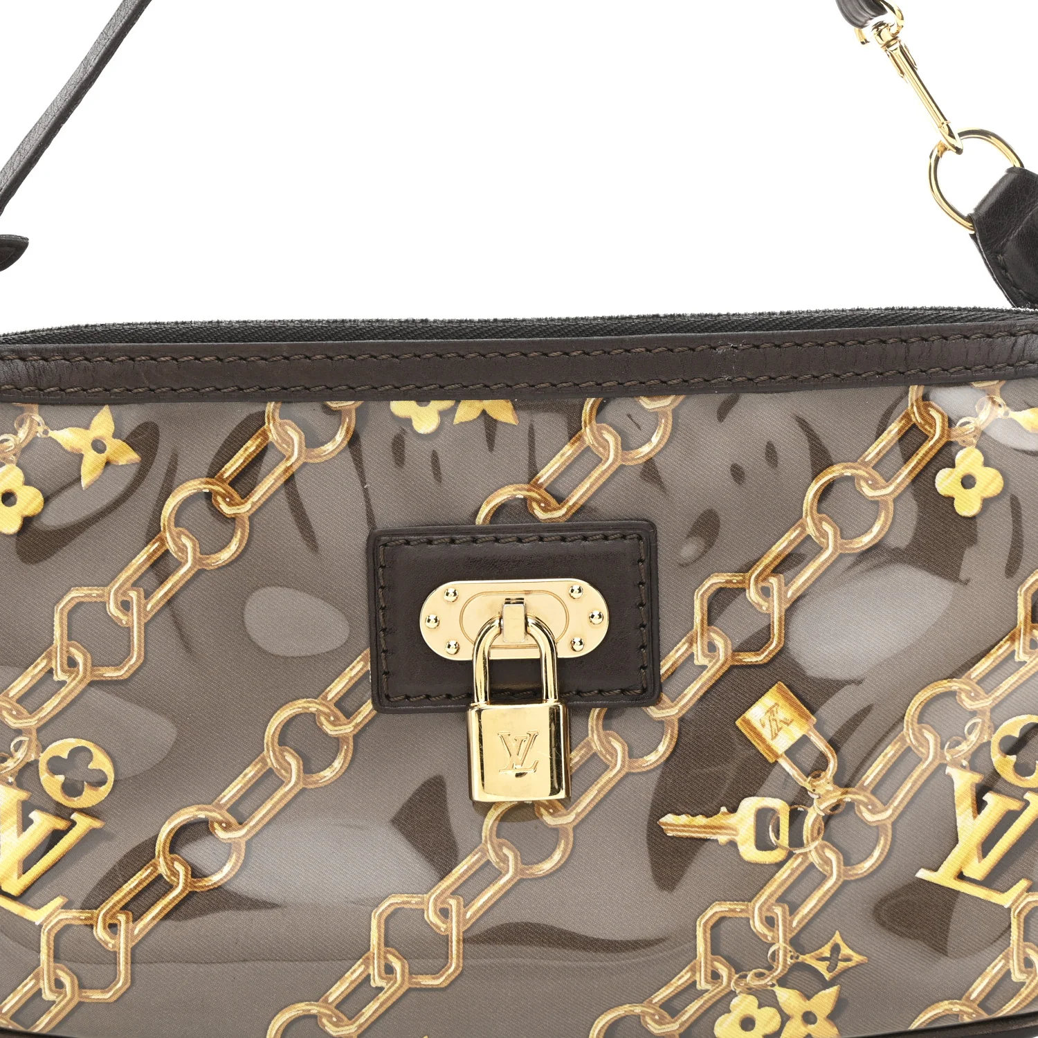 Monogram Charms Pochette Accessories Brown - Image 7