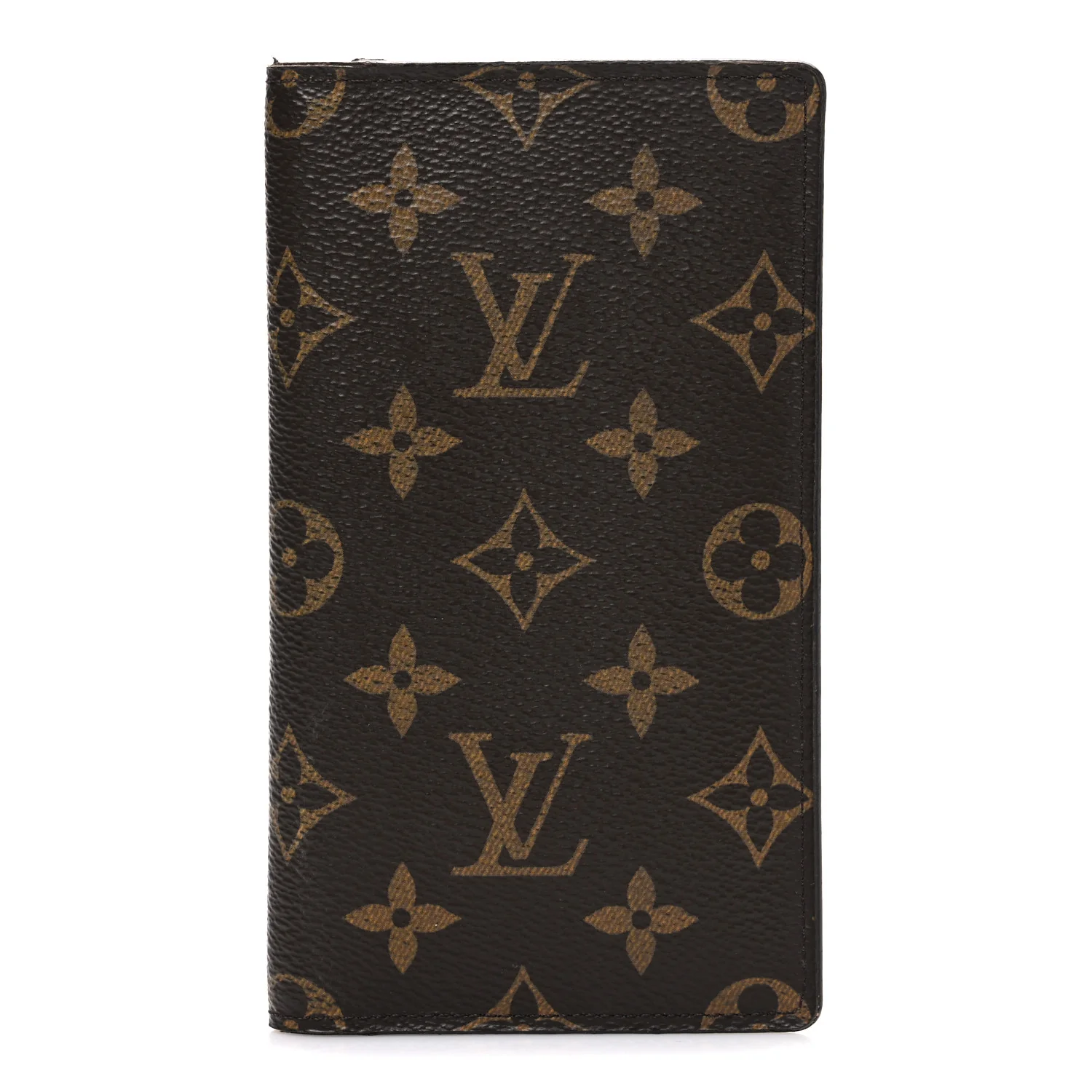 Monogram Checkbook Holder Case Wallet