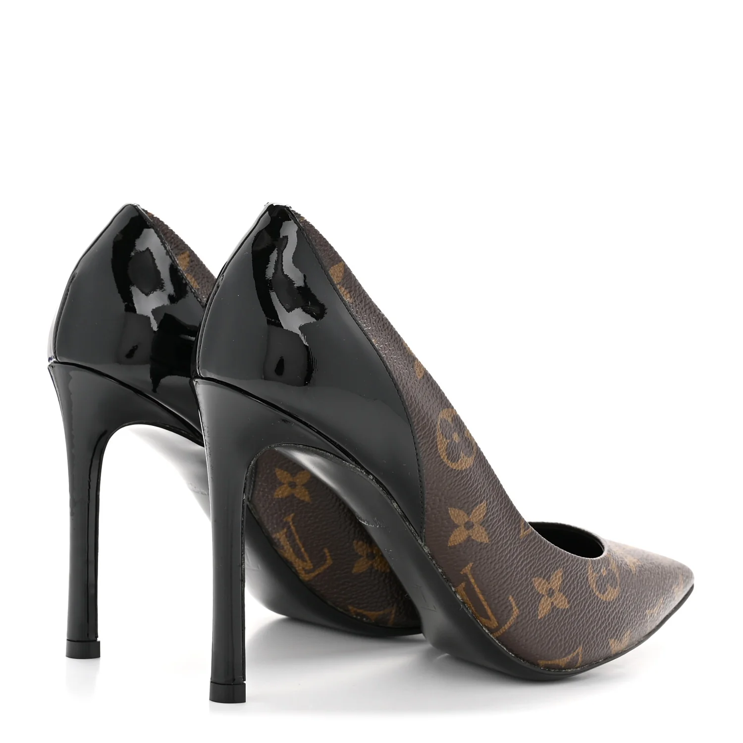 Monogram Cherie Pumps 37 Black - Image 5