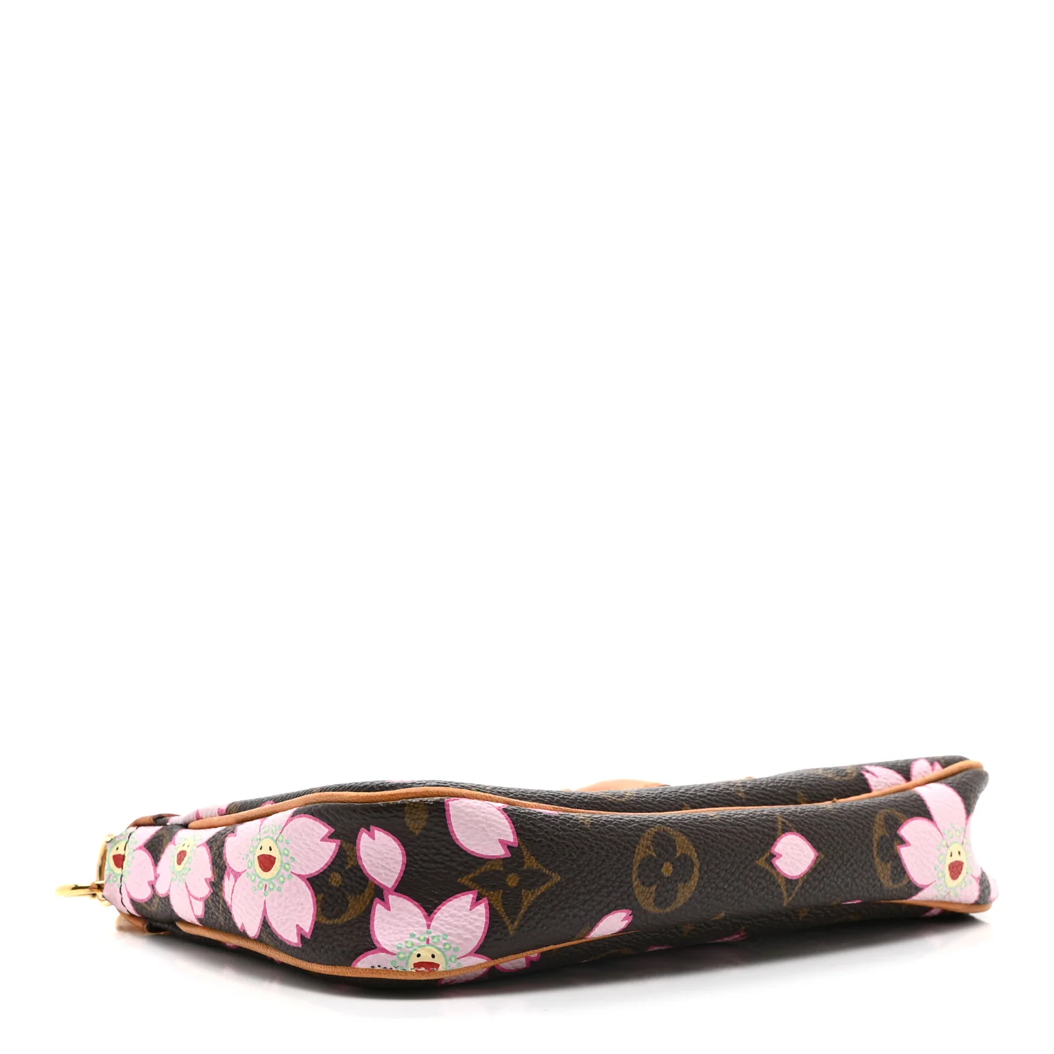 Monogram Cherry Blossom Pochette Accessories Brown - Image 4
