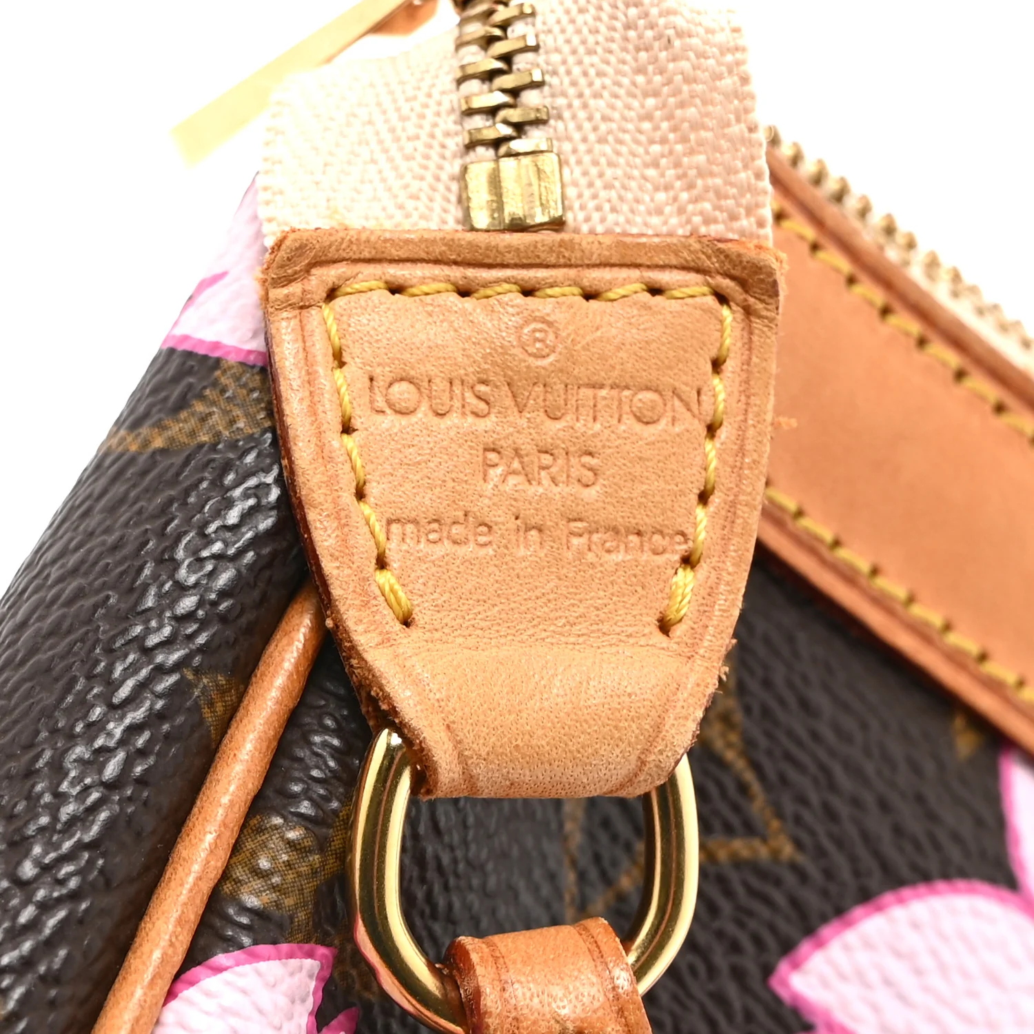 Monogram Cherry Blossom Pochette Accessories Brown - Image 6