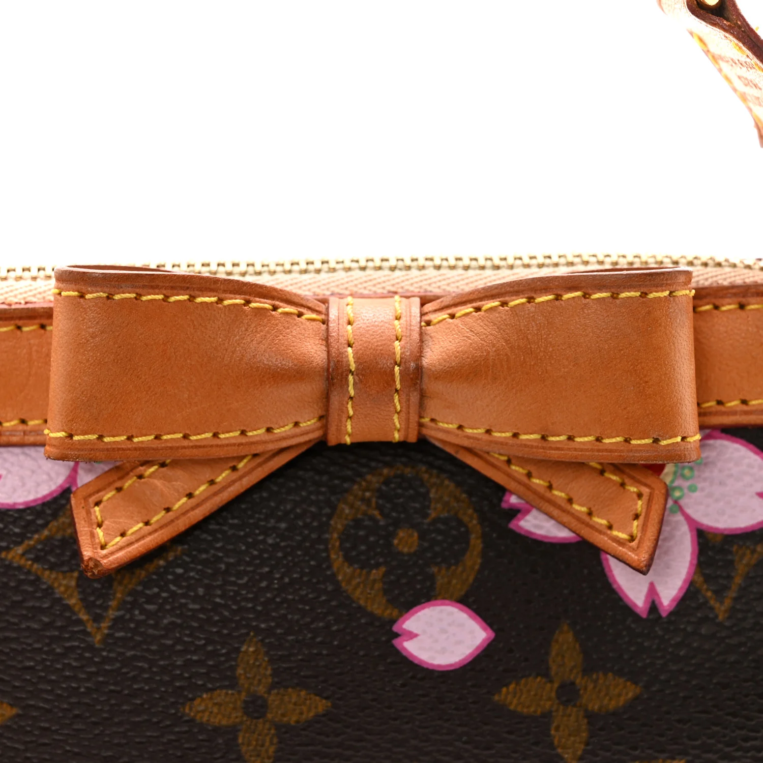 Monogram Cherry Blossom Pochette Accessories Brown - Image 12