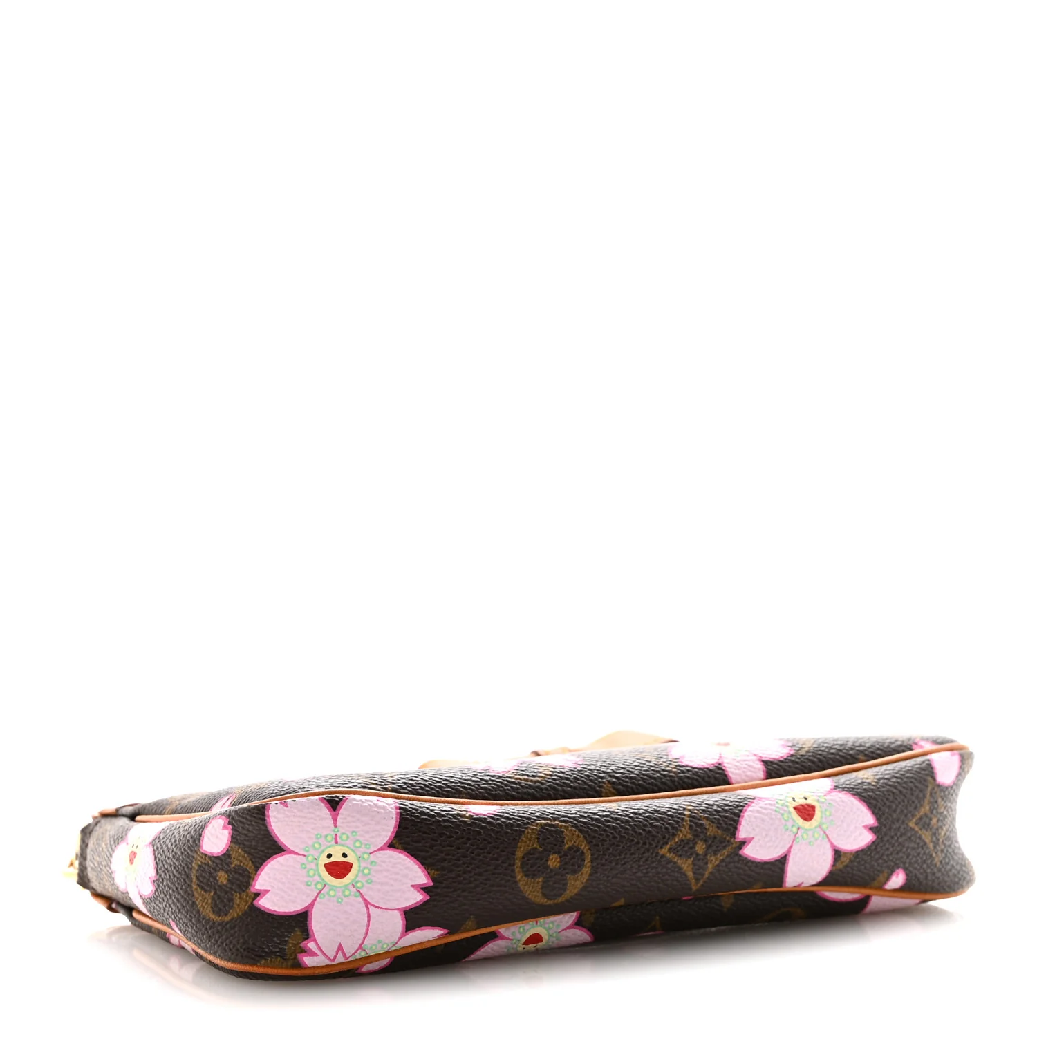 Monogram Cherry Blossom Pochette Accessories Brown - Image 4