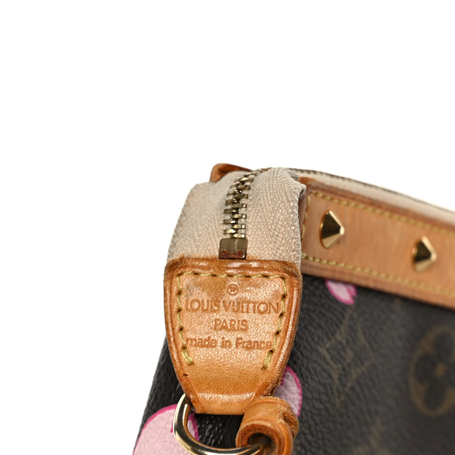 Monogram Cherry Blossom Pochette Accessories Brown - Image 6