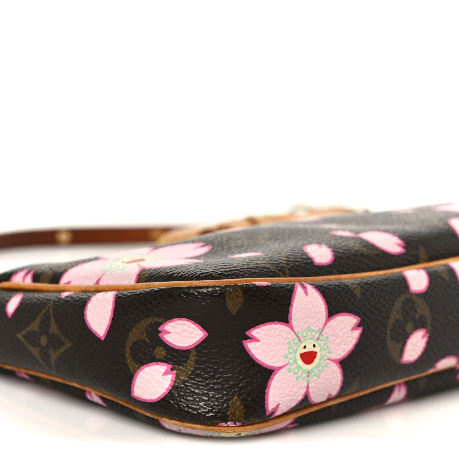 Monogram Cherry Blossom Pochette Accessories Brown - Image 9